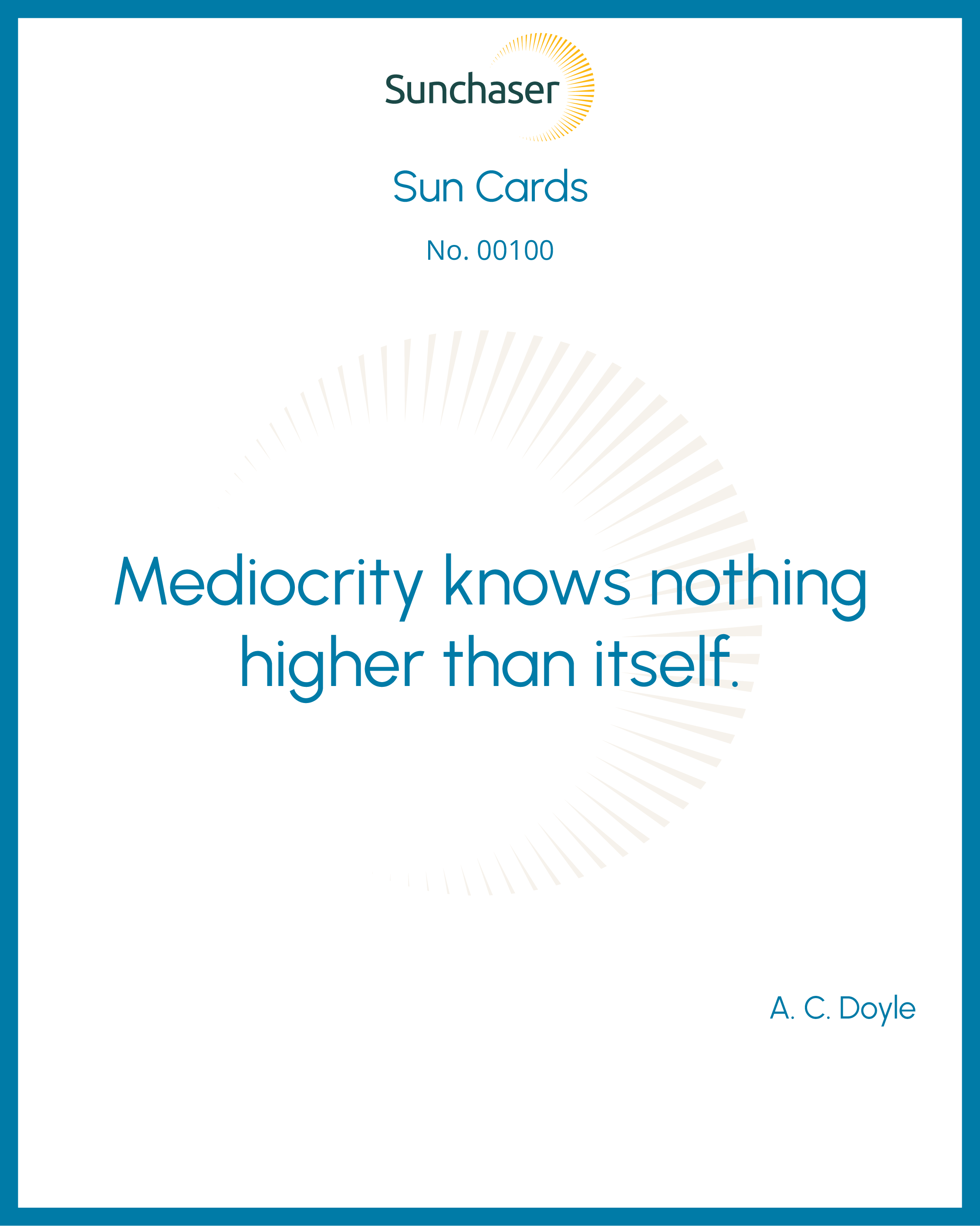 Sun Card #00100