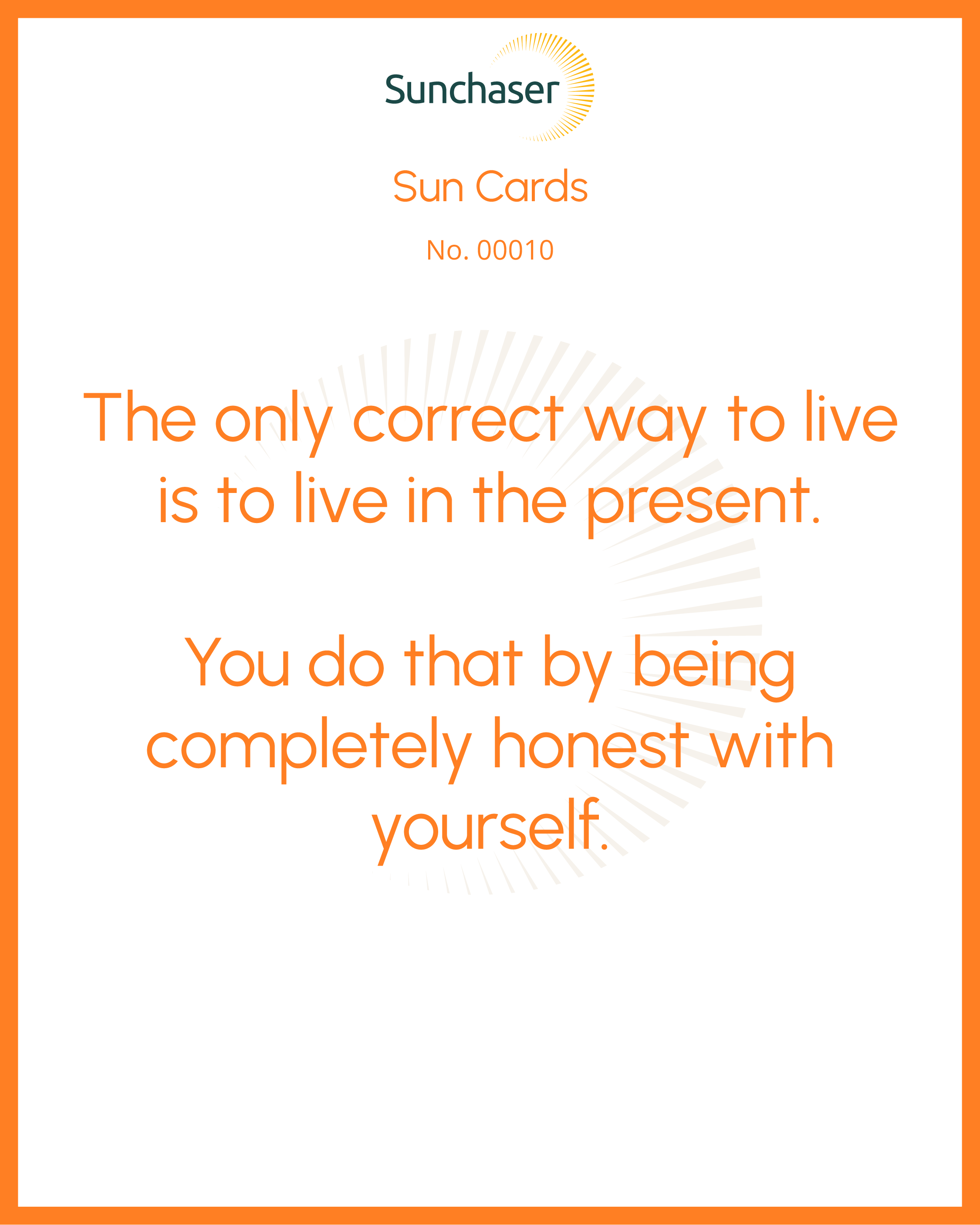 Sun Card #00010