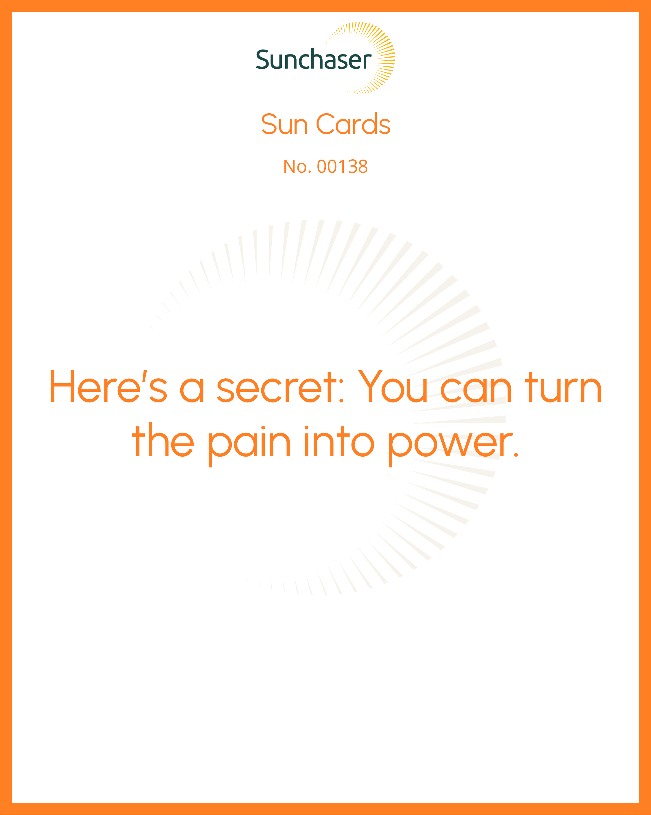 Sun Card #00138
