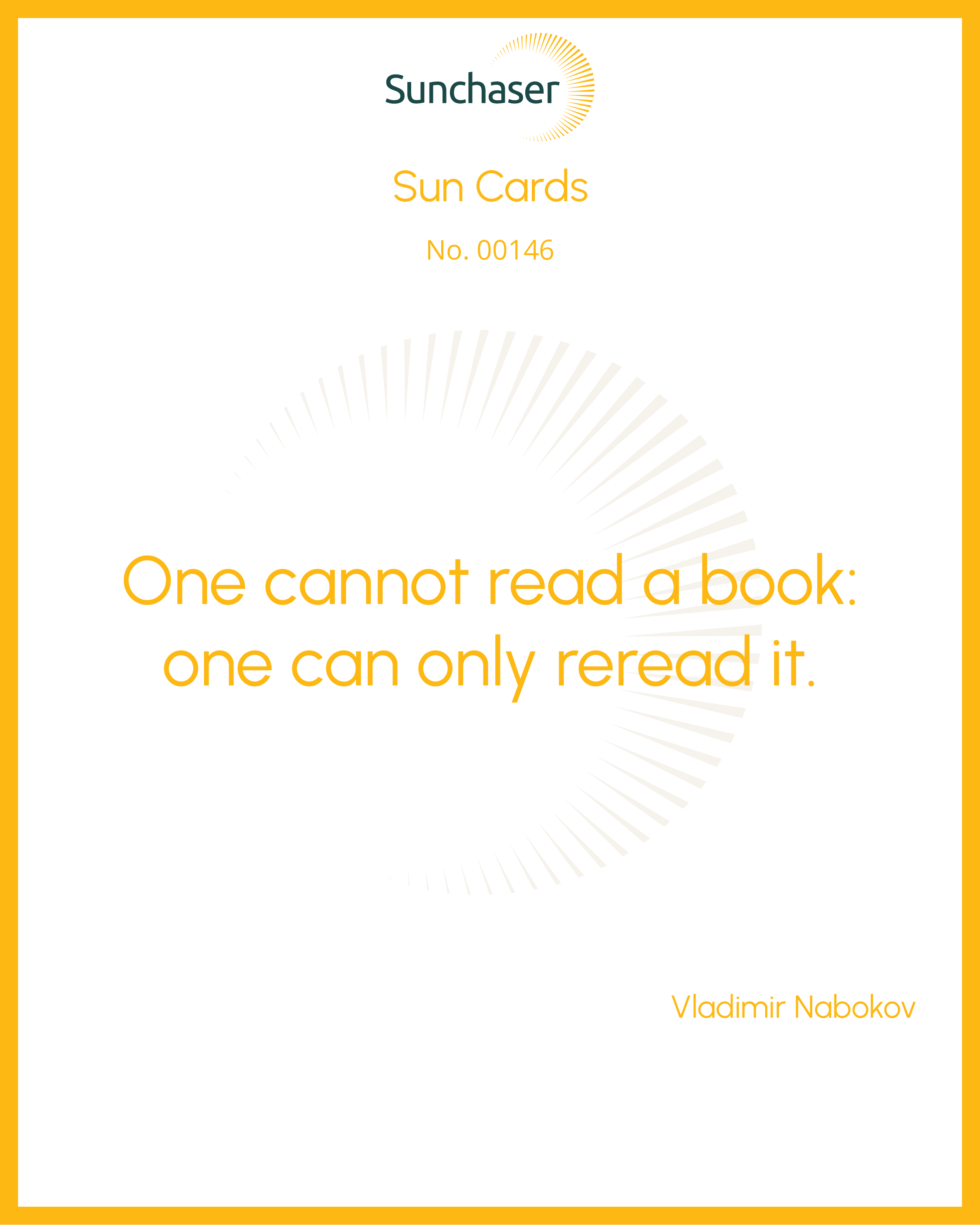 Sun Card #00146