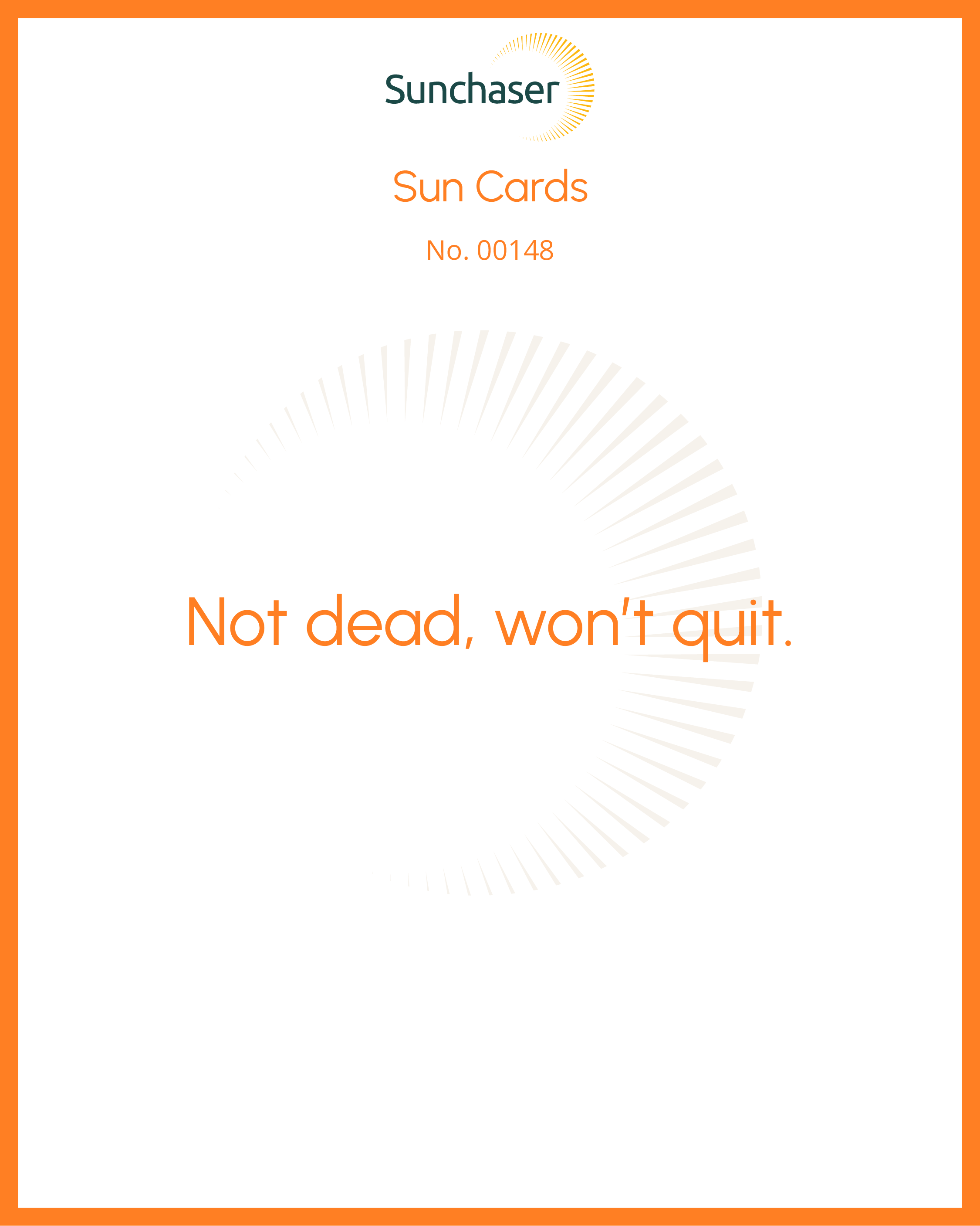 Sun Card #00148