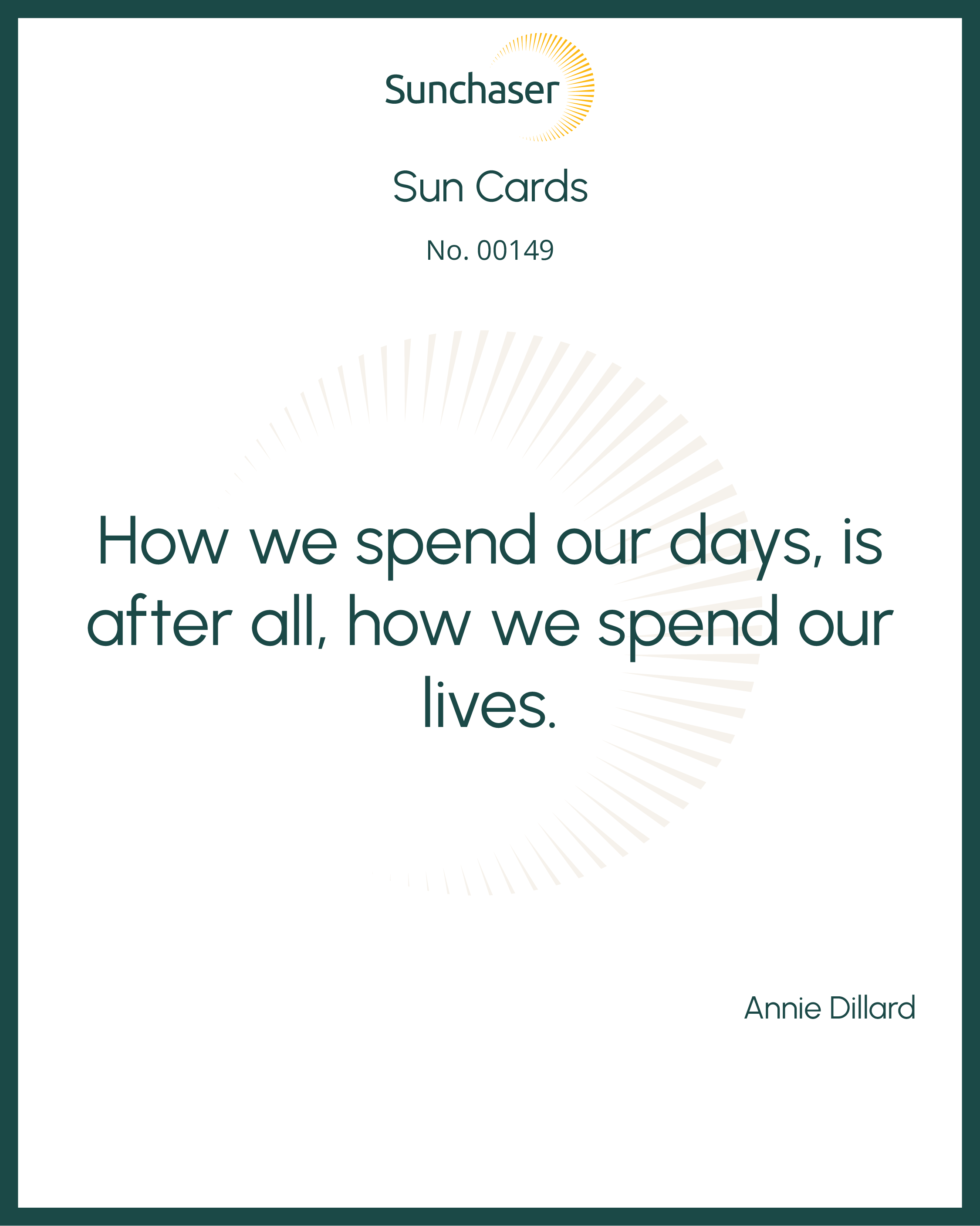 Sun Card #00149