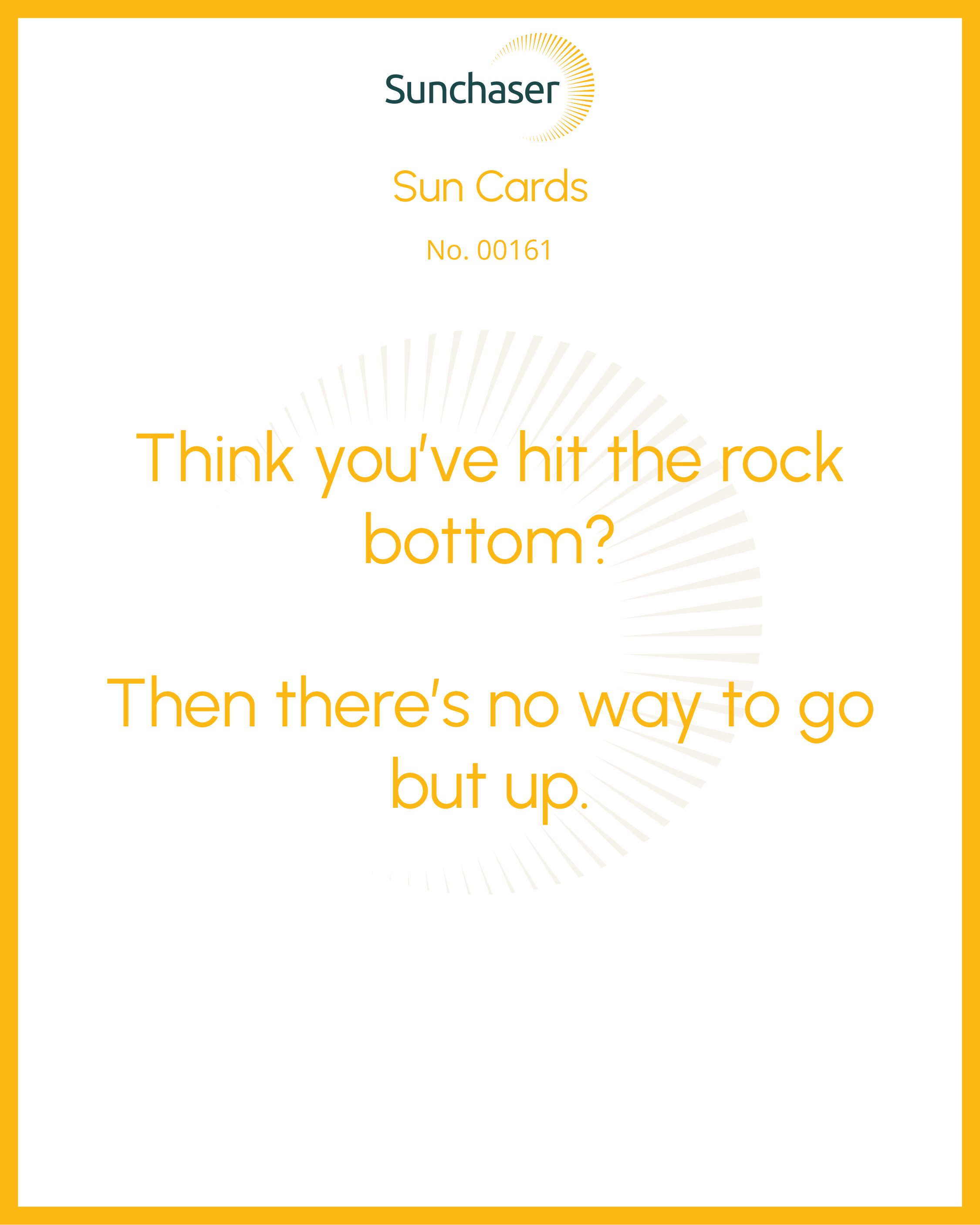 Sun Card #00161