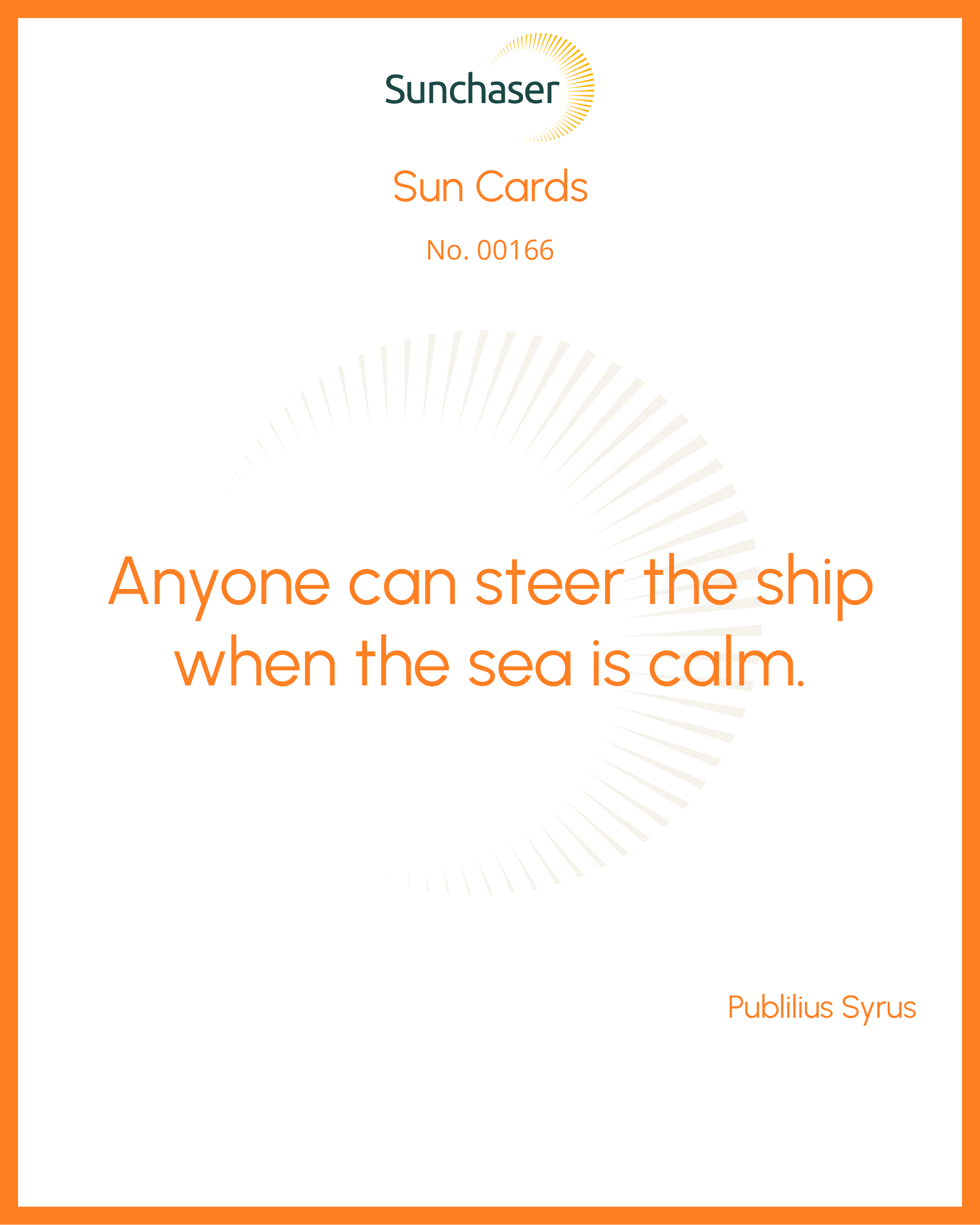 Sun Card #00166