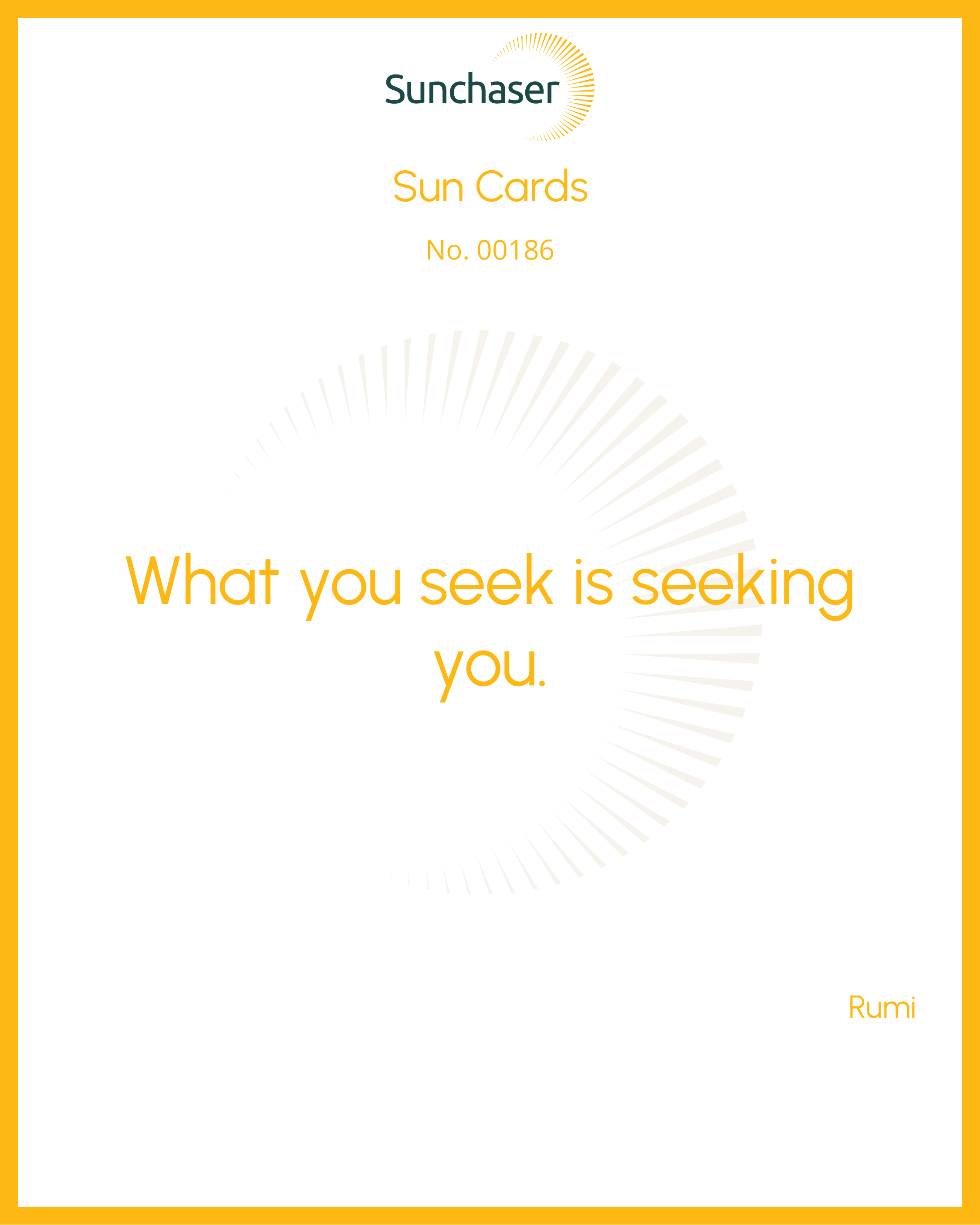 Sun Card #00186
