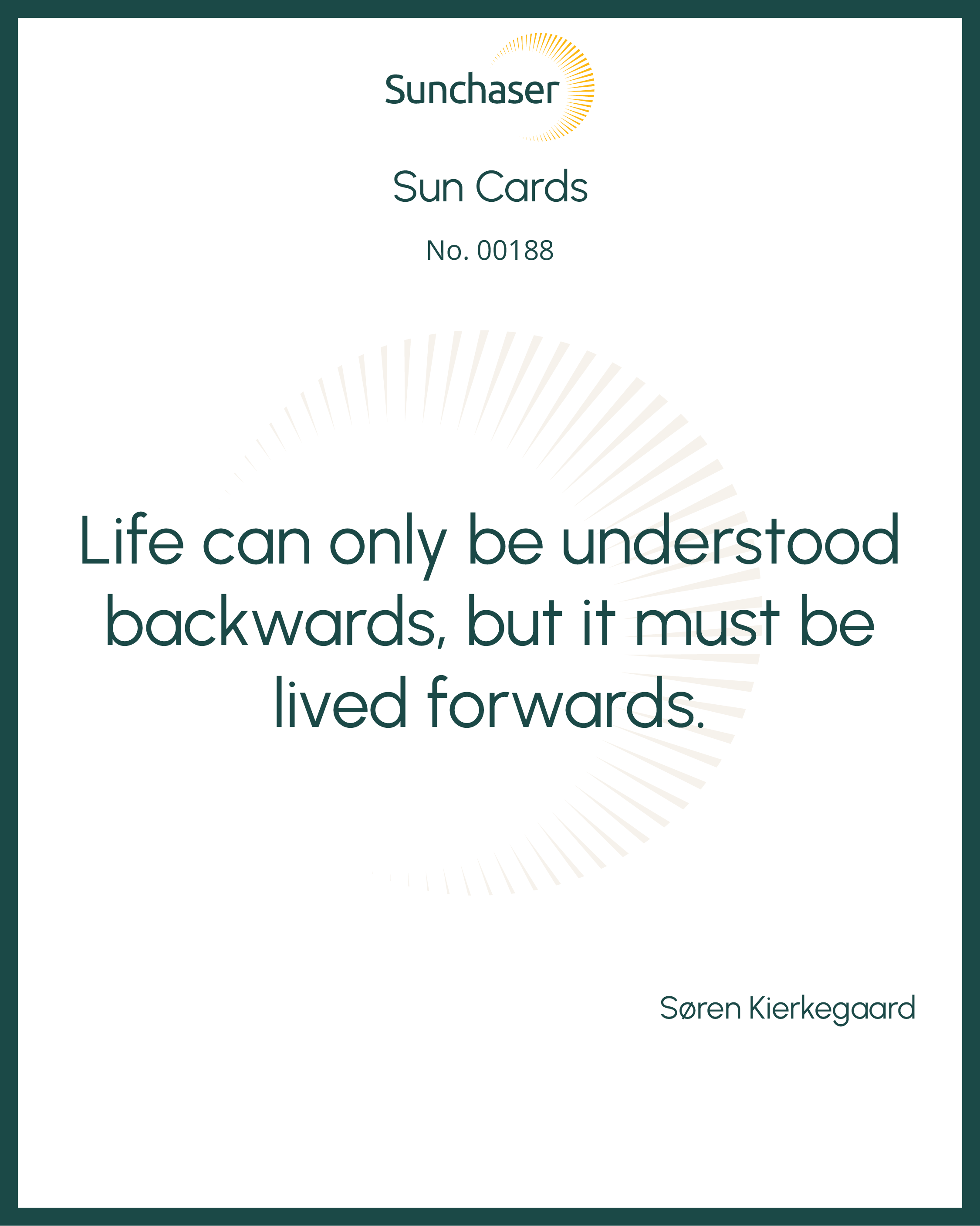 Sun Card #00188