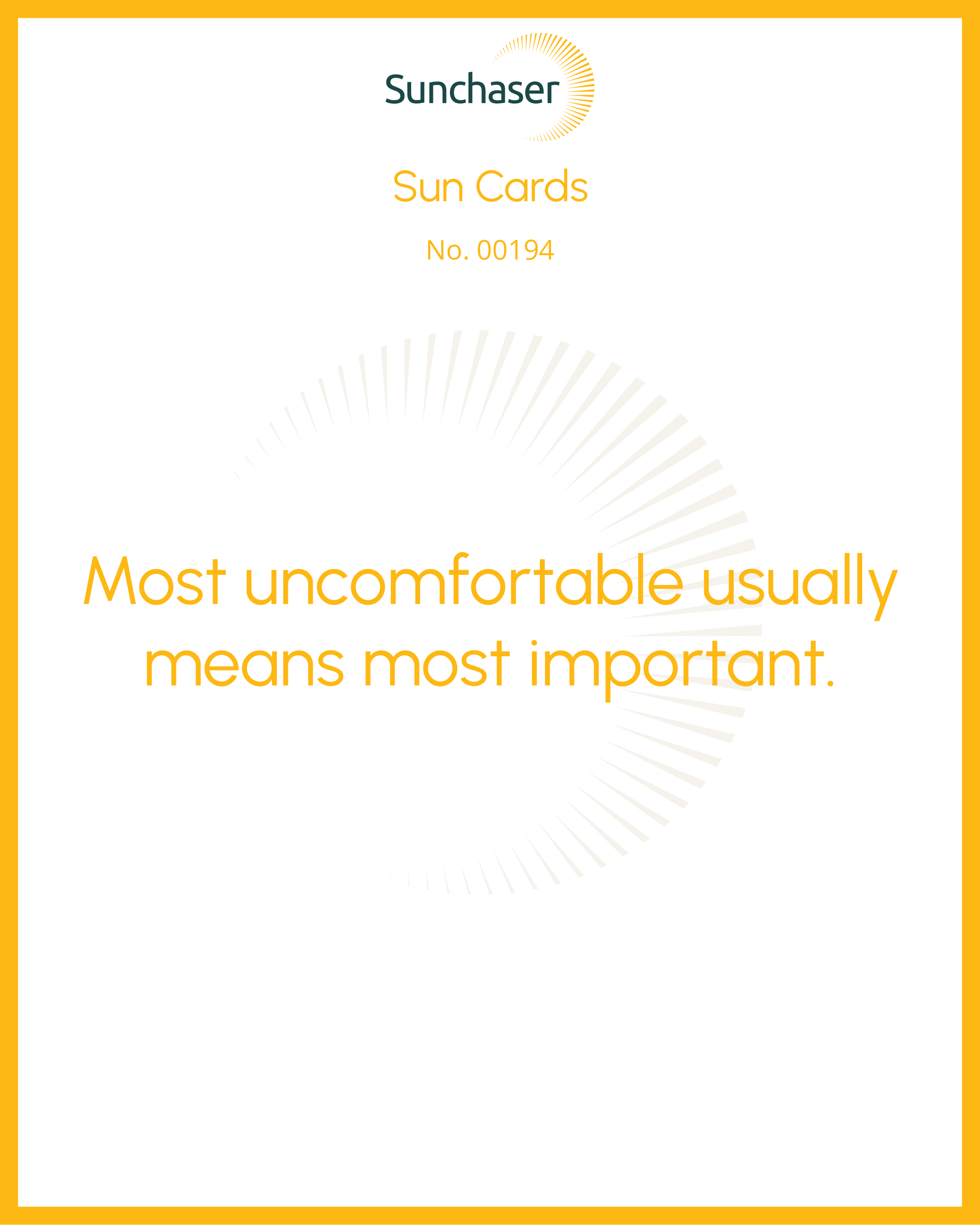 Sun Card #00194