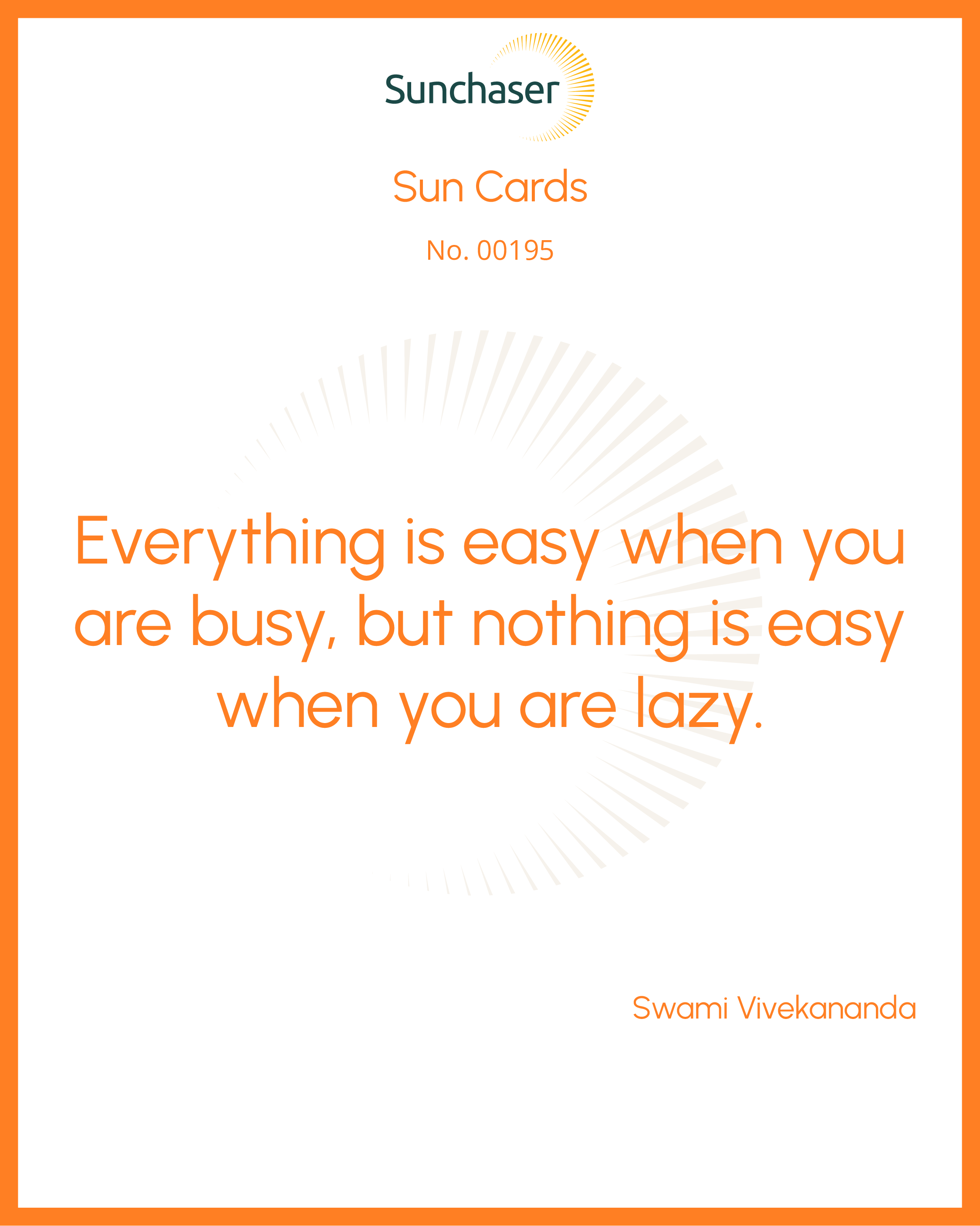 Sun Card #00195