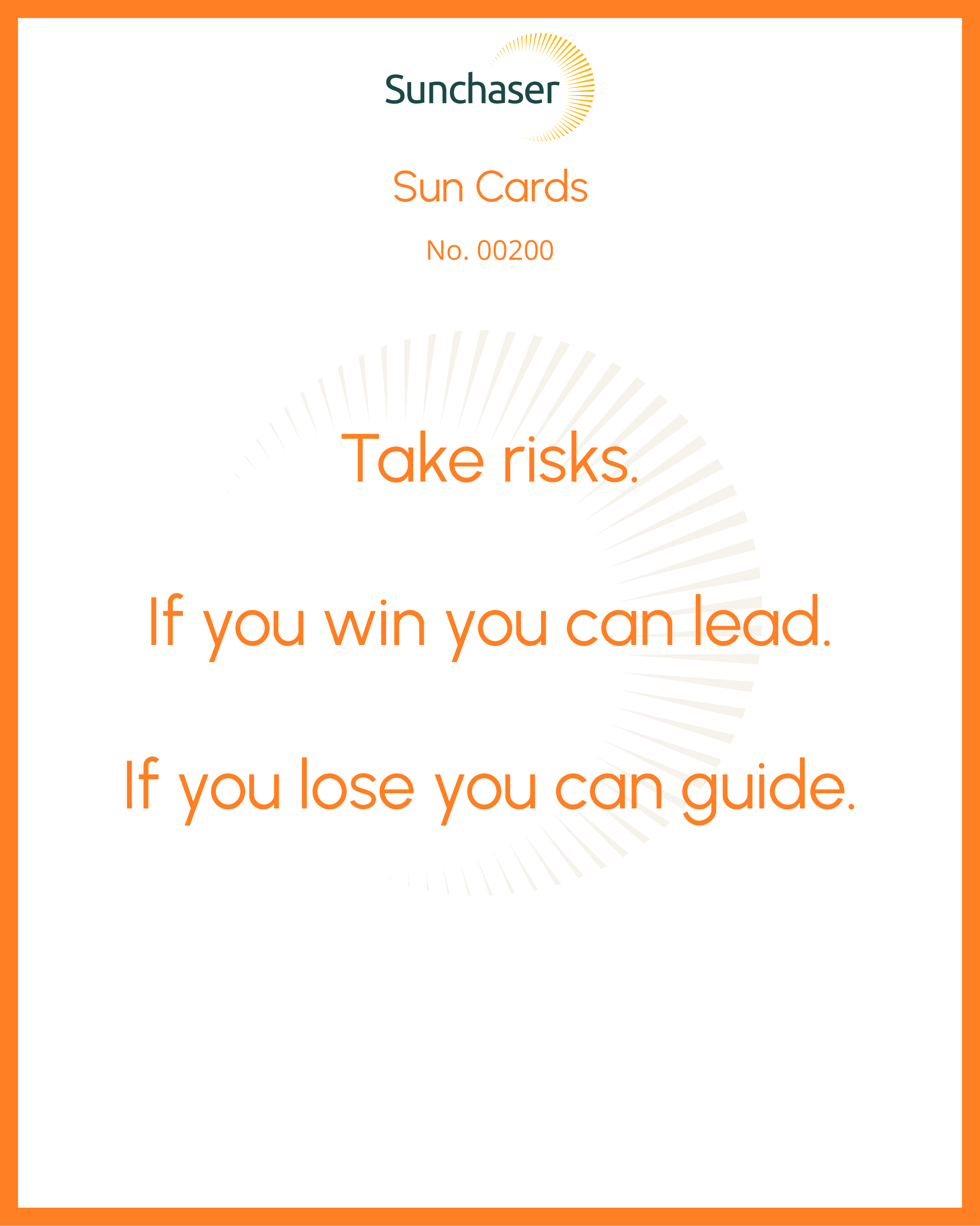 Sun Card #00200