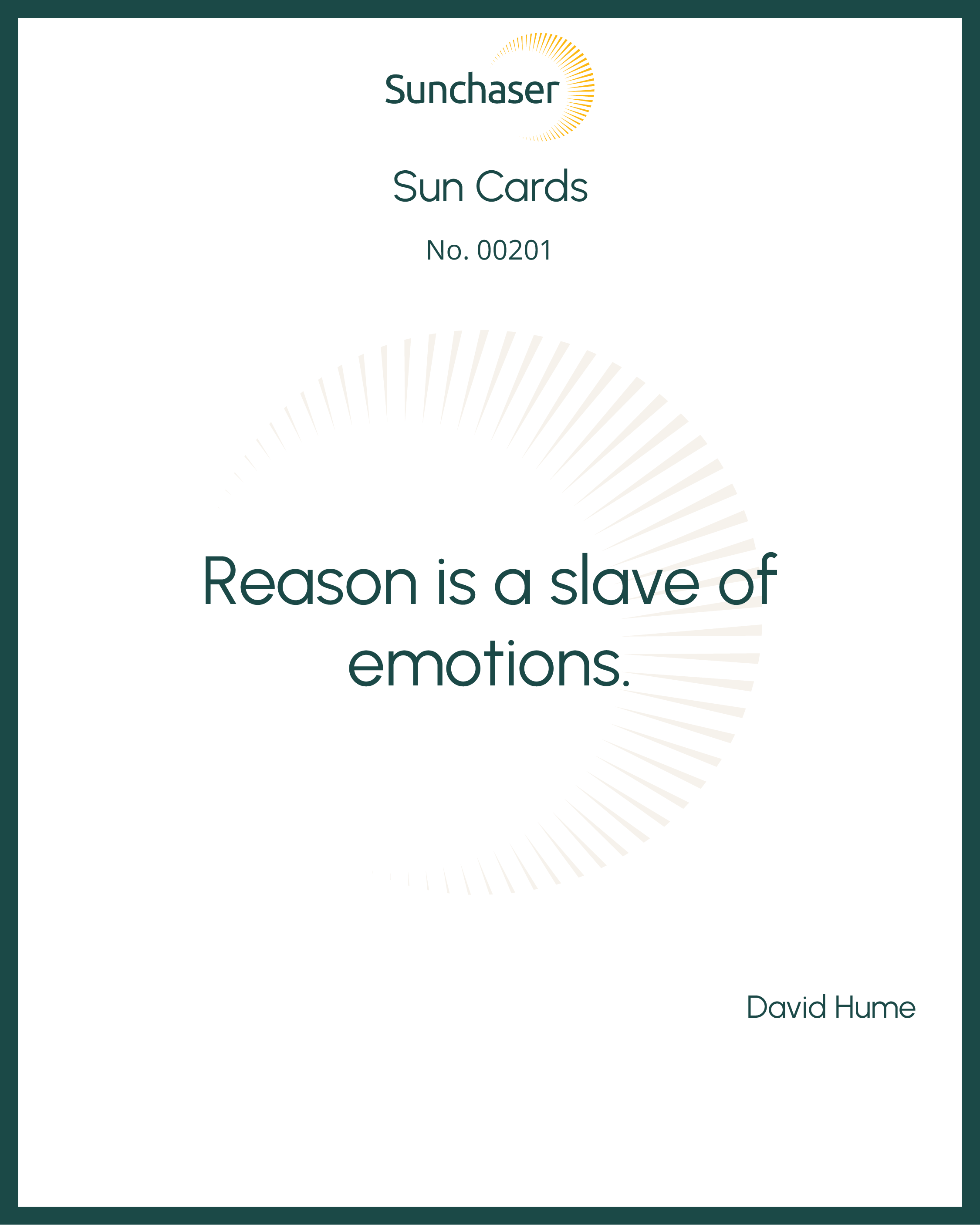 Sun Card #00201