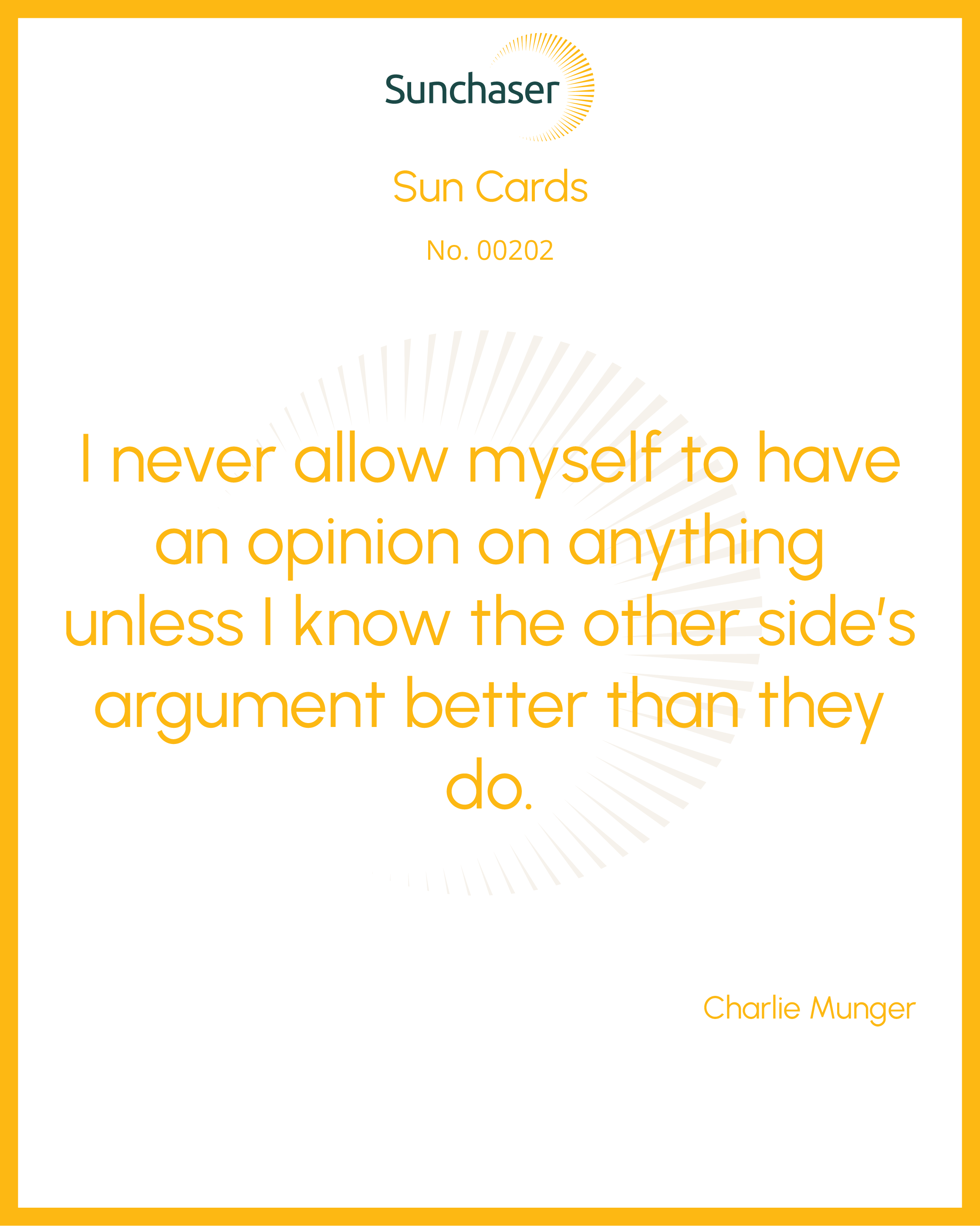 Sun Card #00202