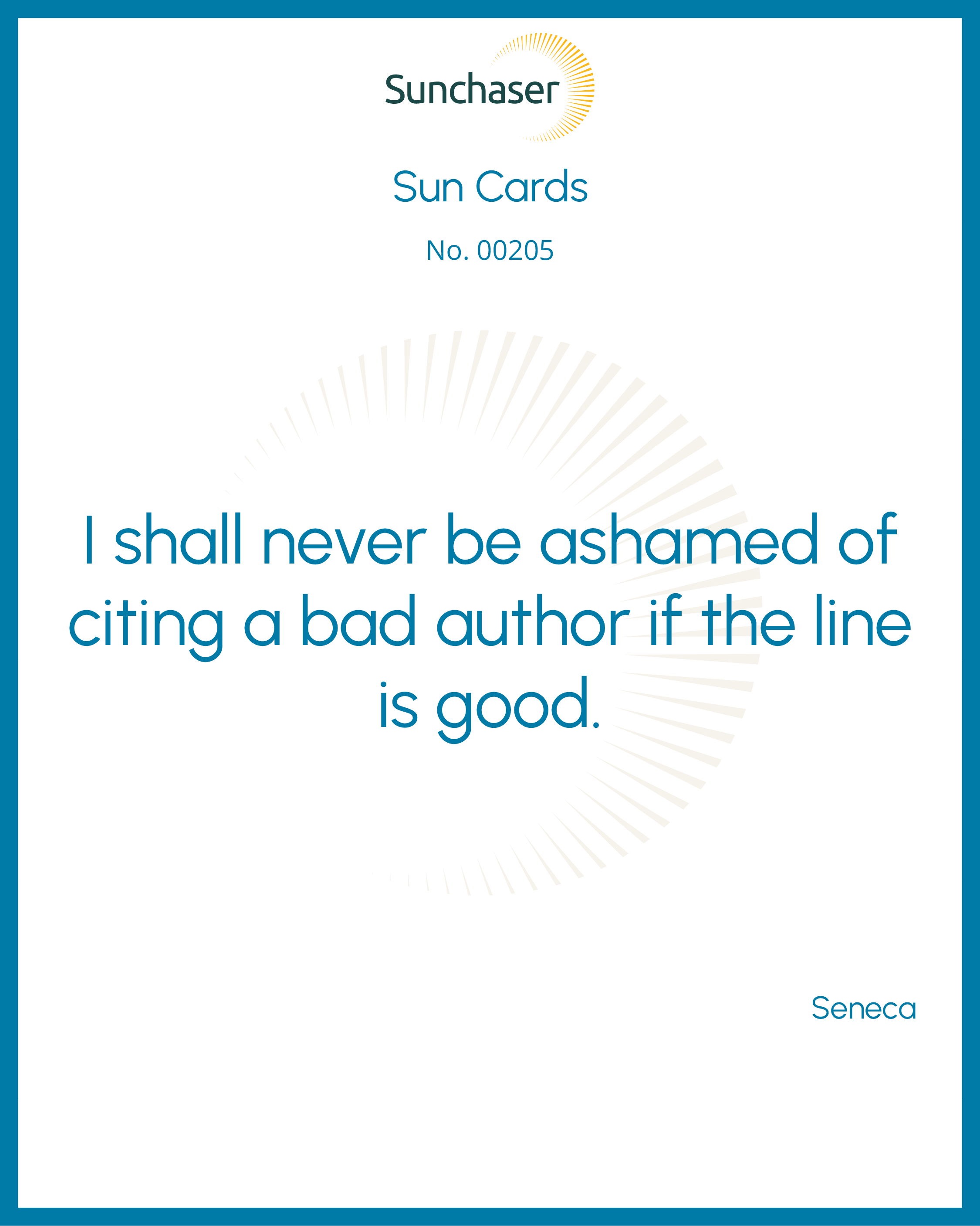 Sun Card #00205
