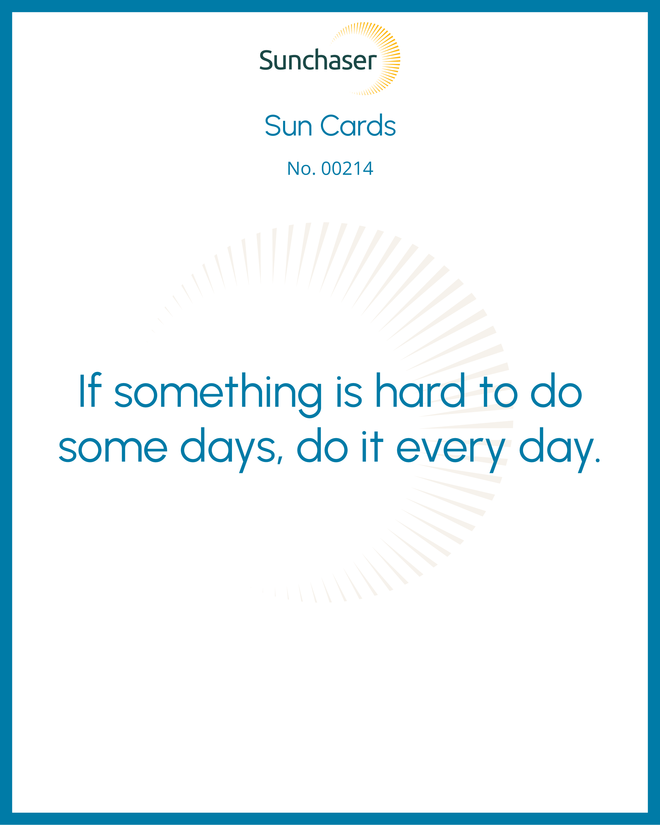 Sun Card #00214