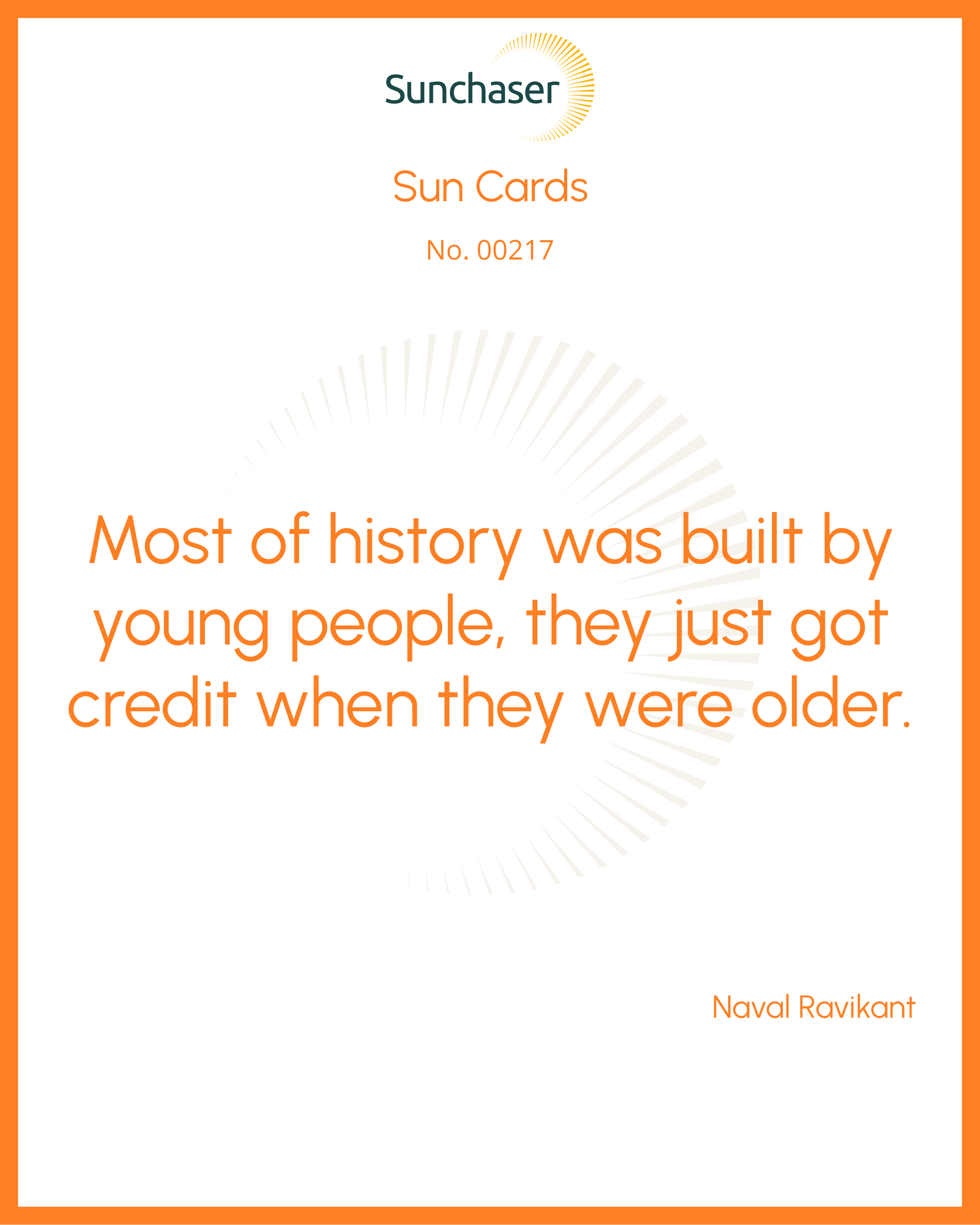 Sun Card #00217