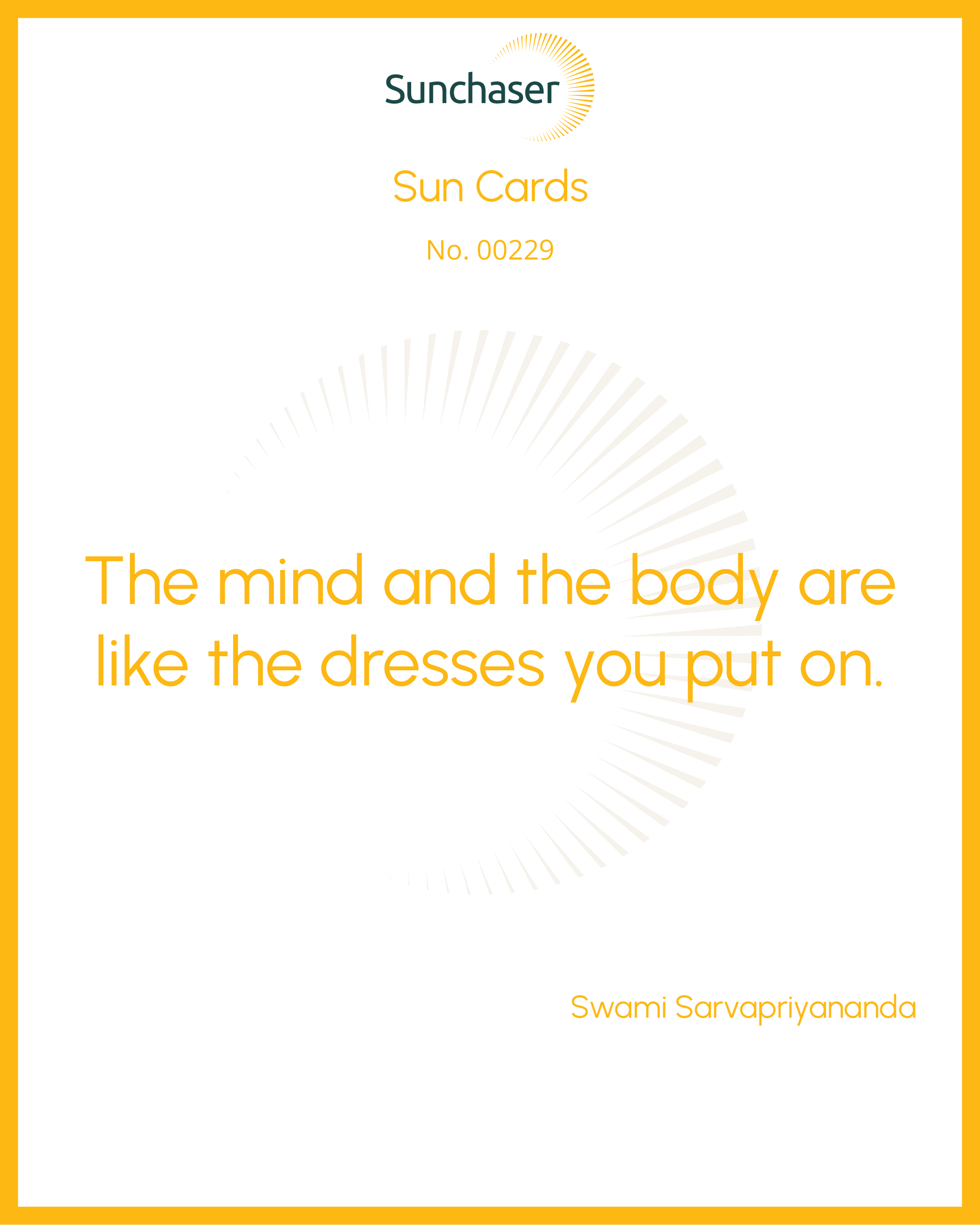 Sun Card #00229