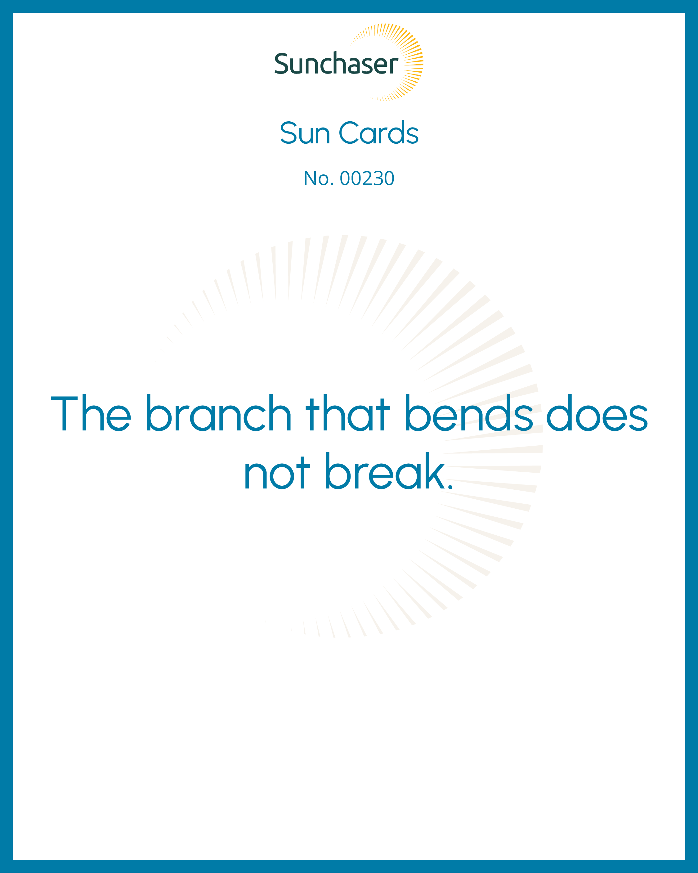Sun Card #00230