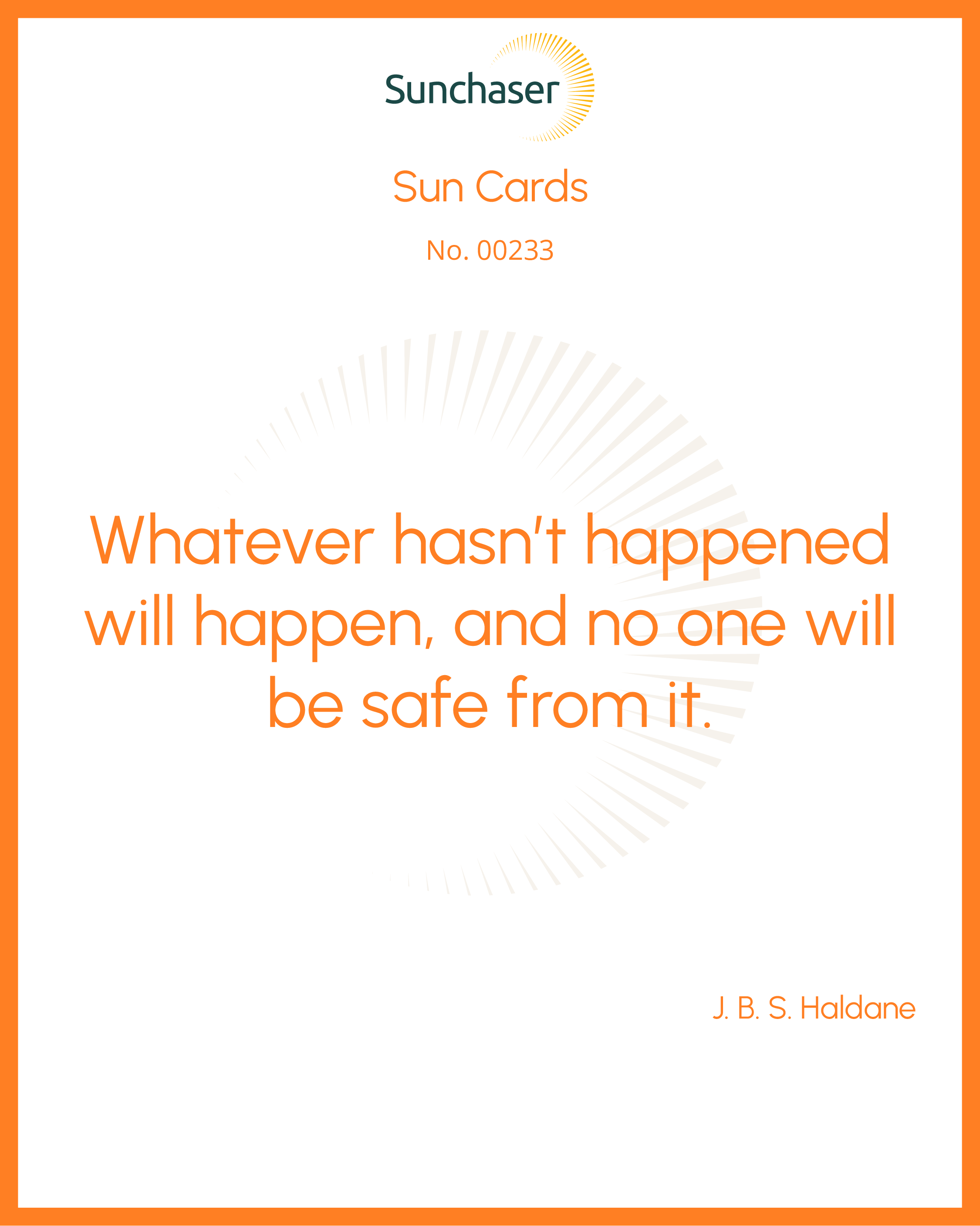 Sun Card #00233