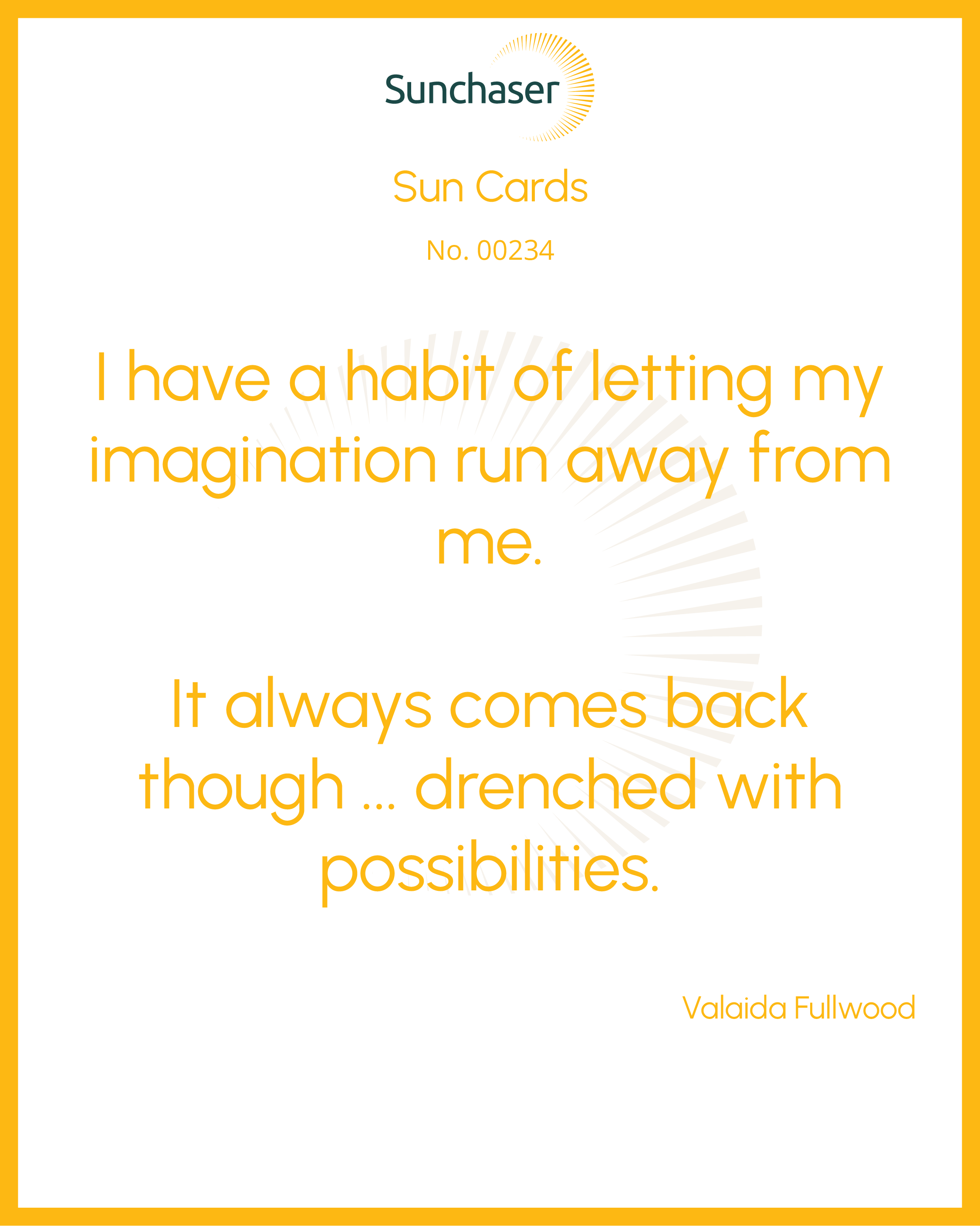 Sun Card #00234