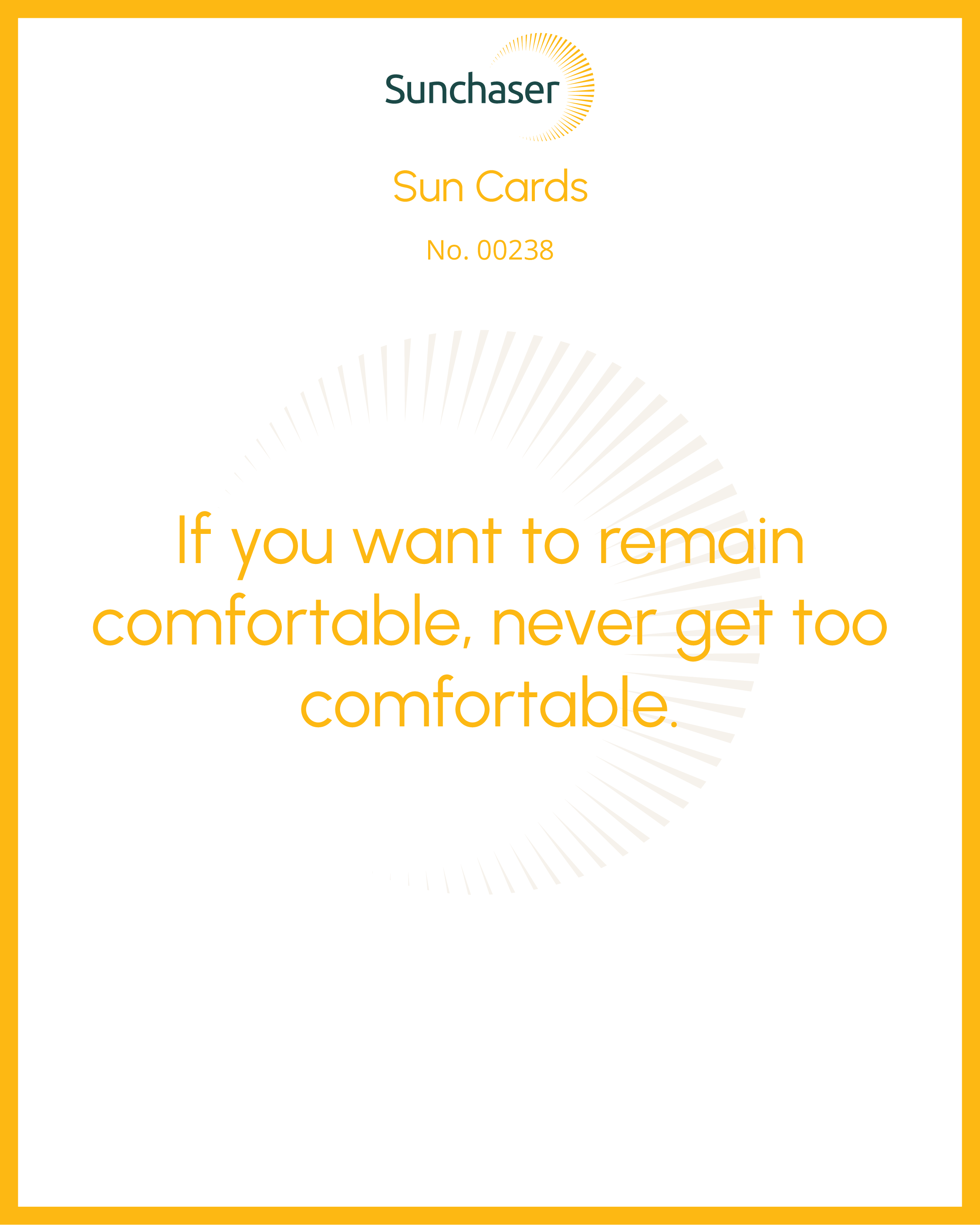Sun Card #00238