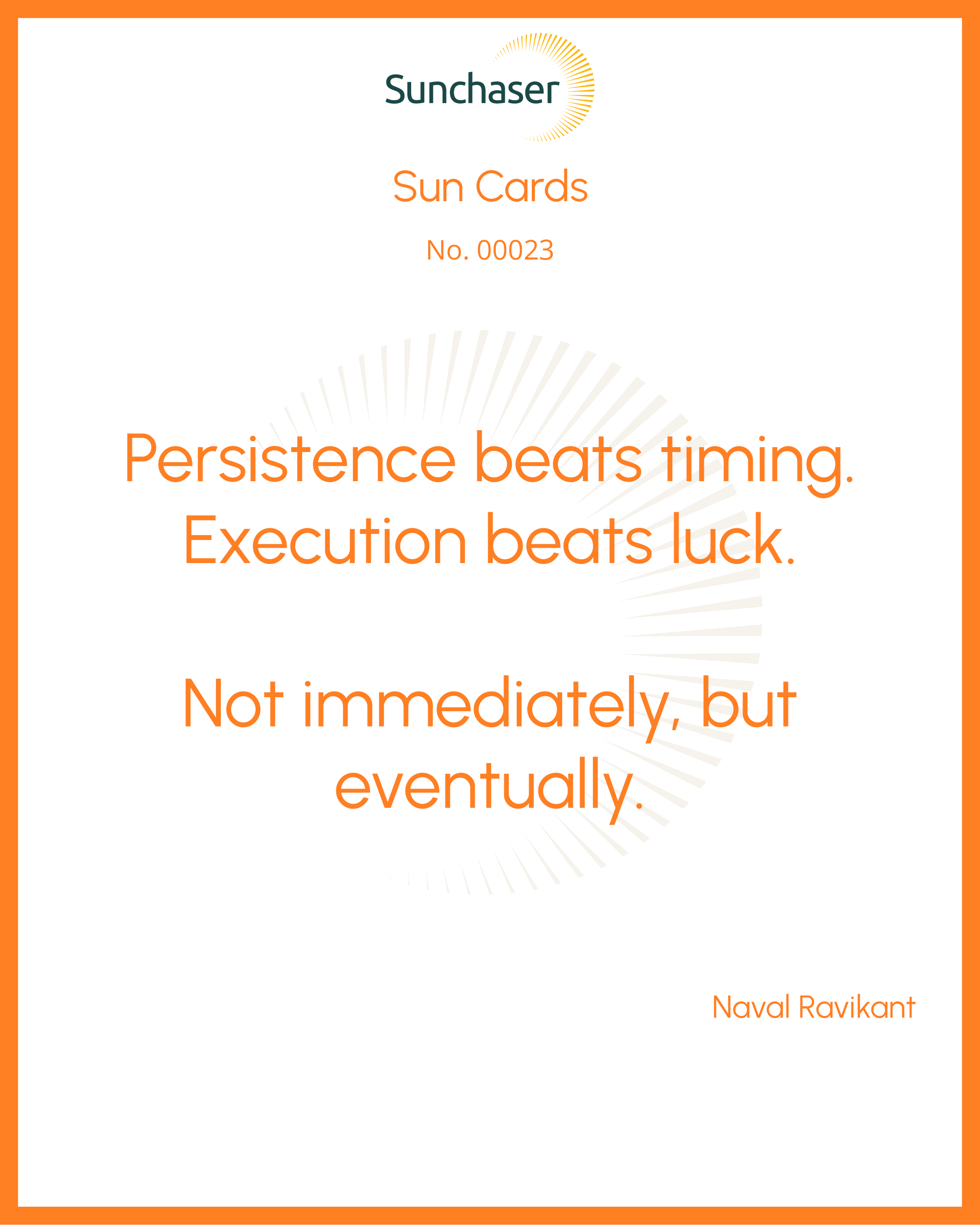 Sun Card #00023