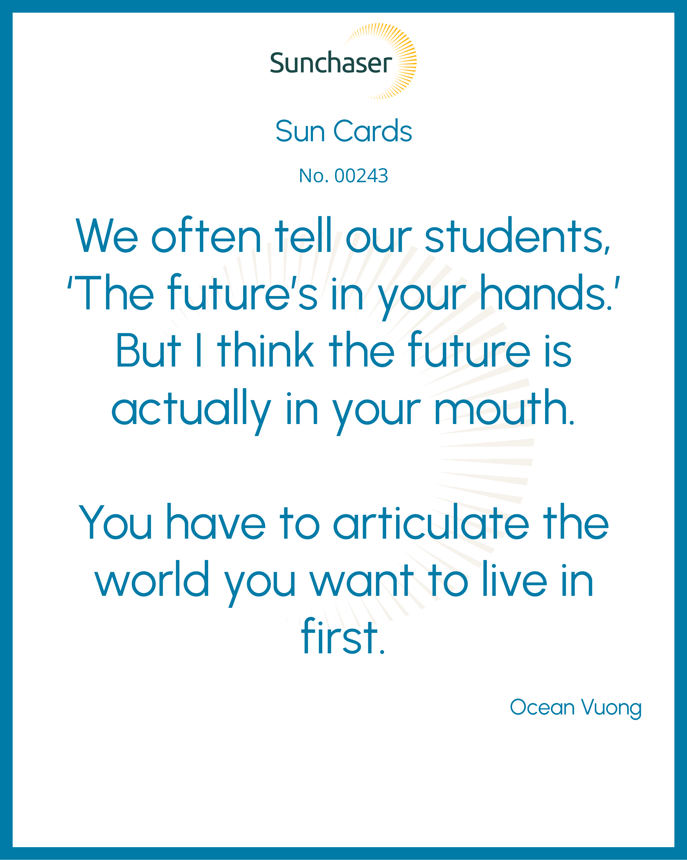 Sun Card #00243