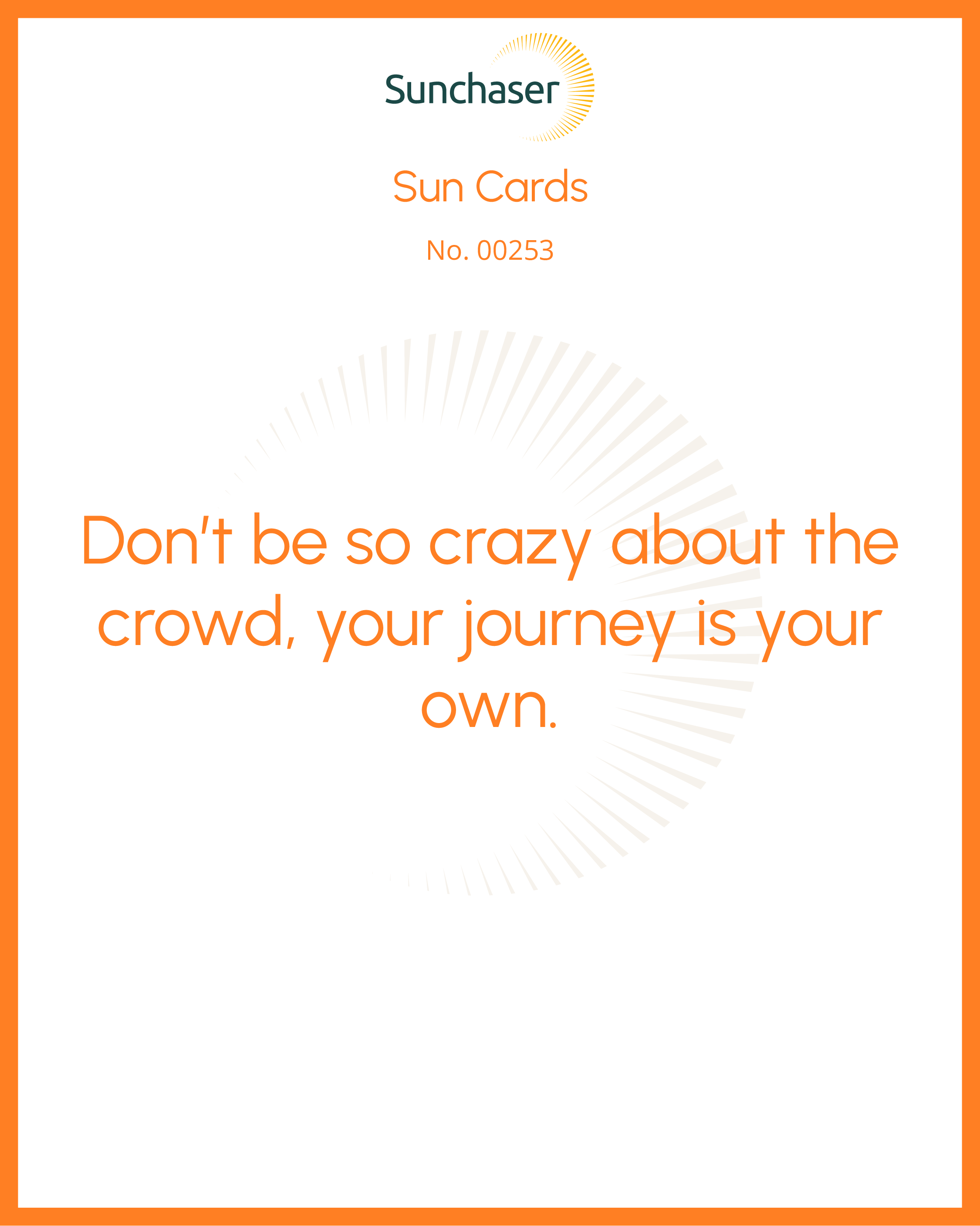 Sun Card #00253