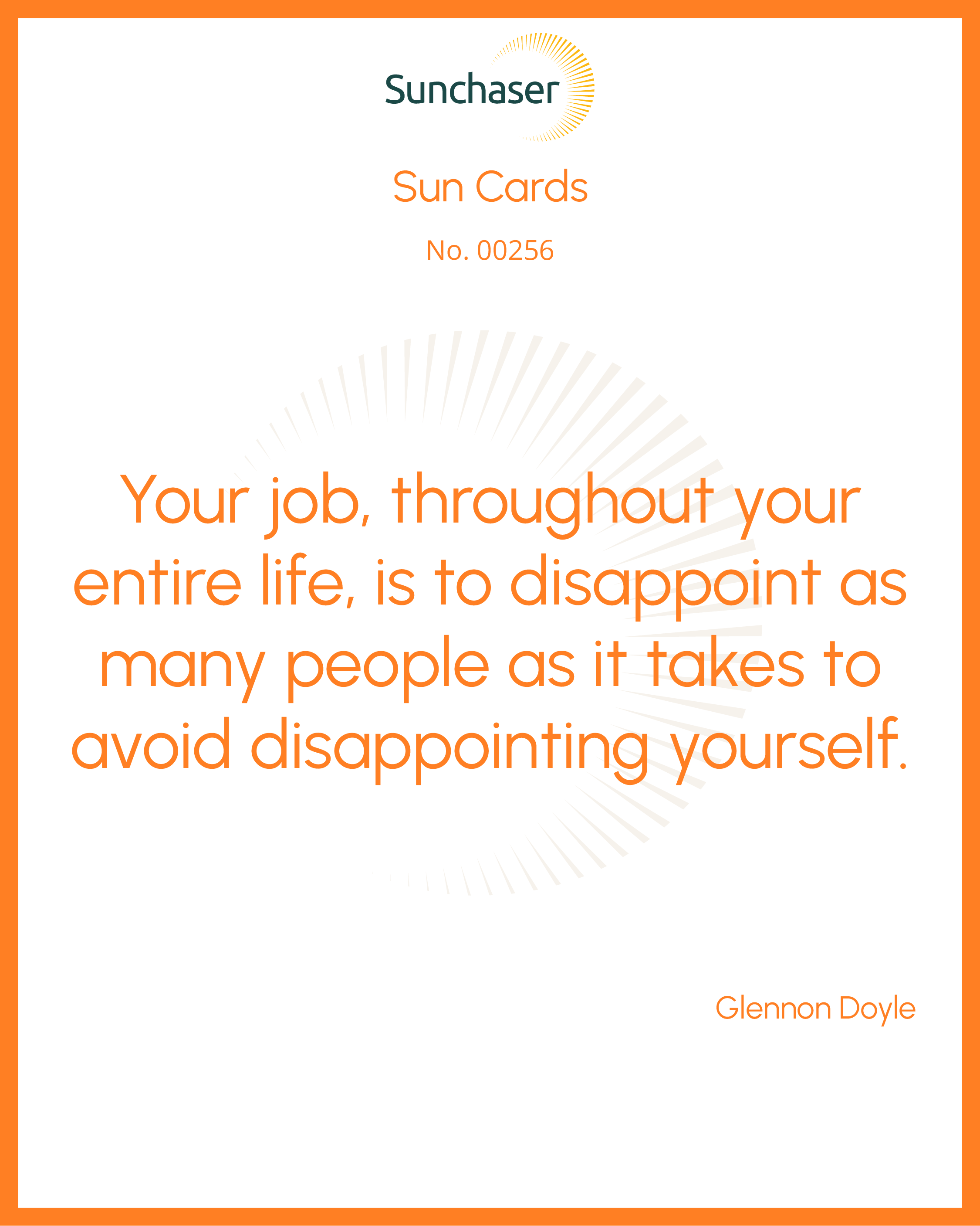 Sun Card #00256