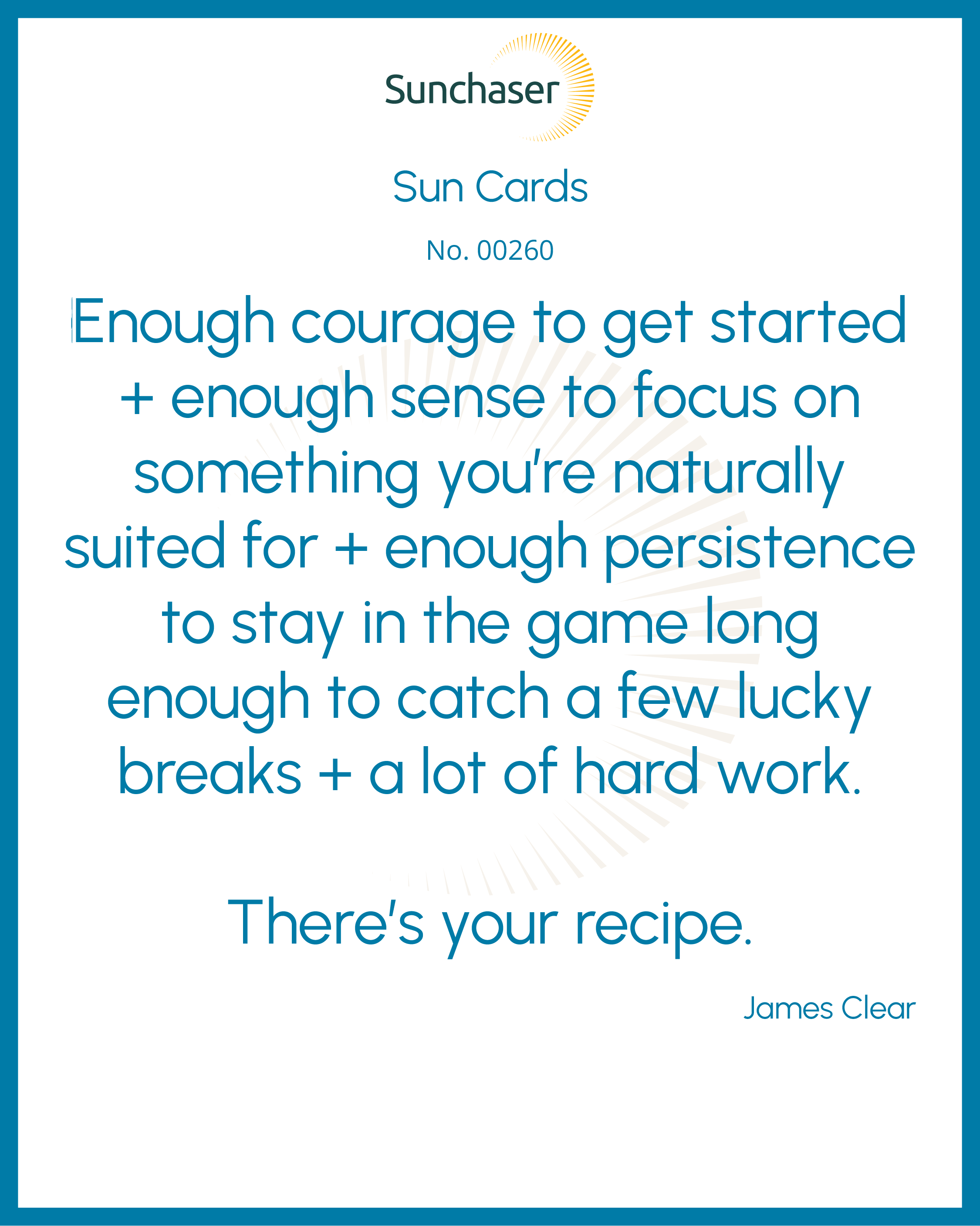 Sun Card #00260