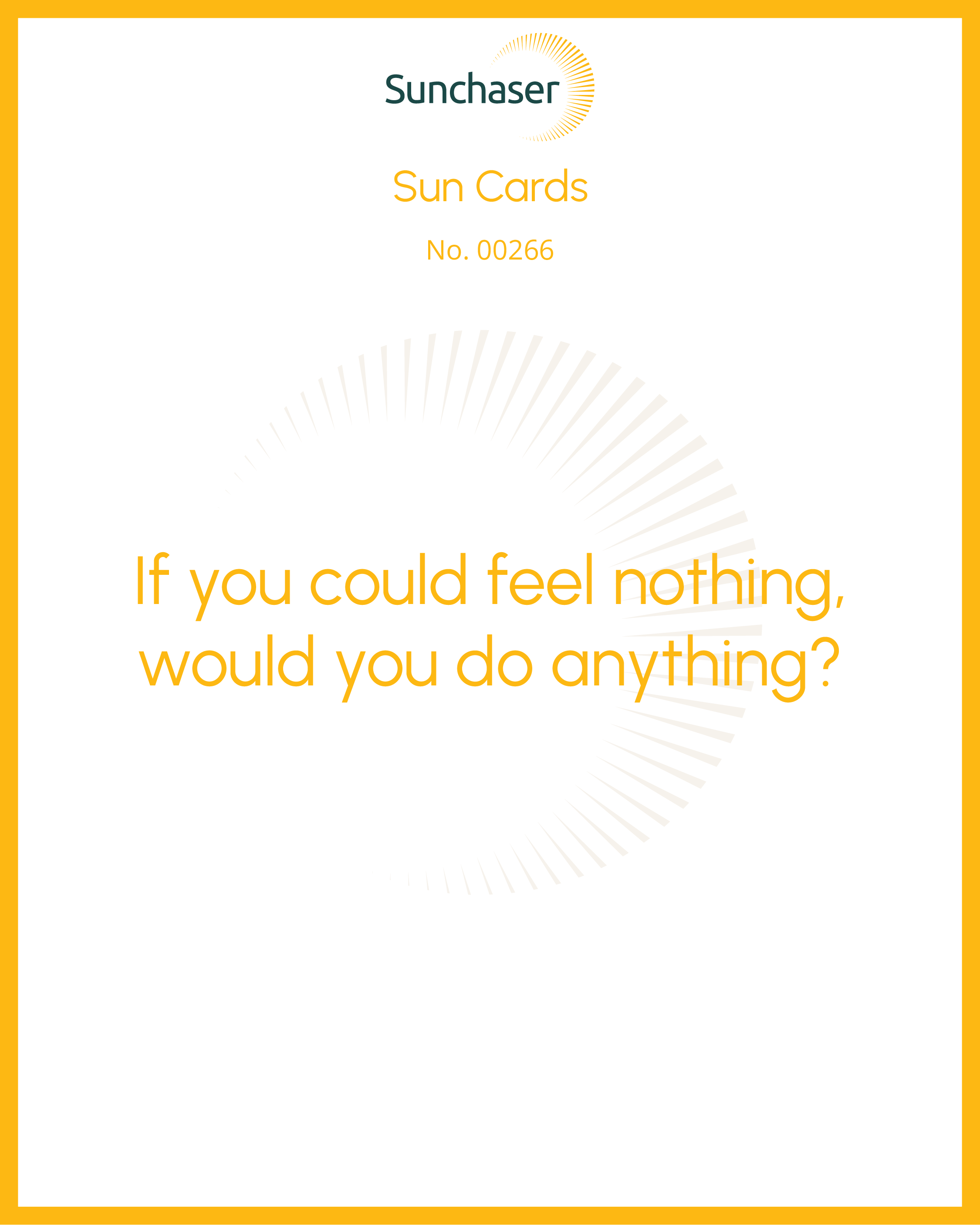 Sun Card #00266