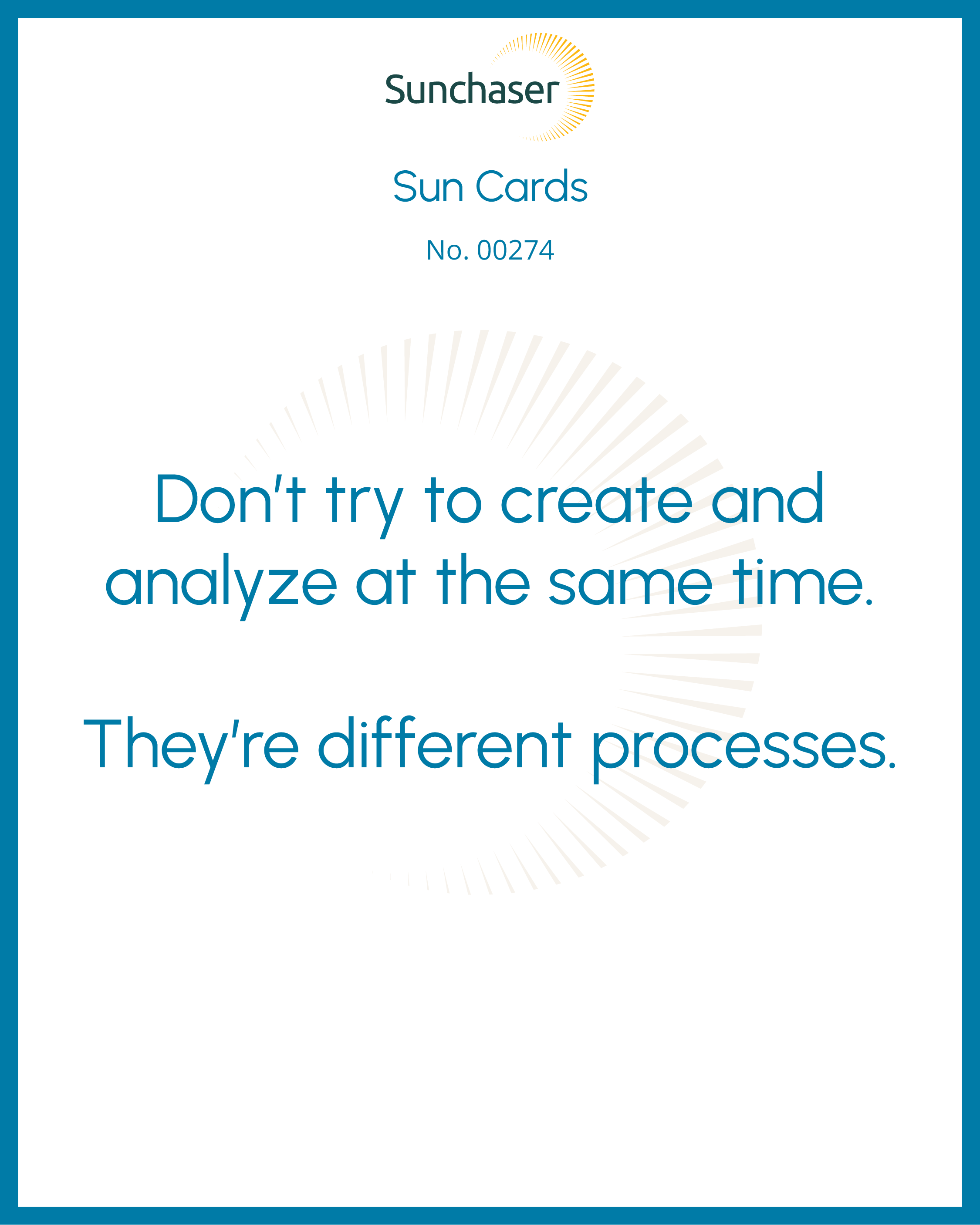 Sun Card #00274