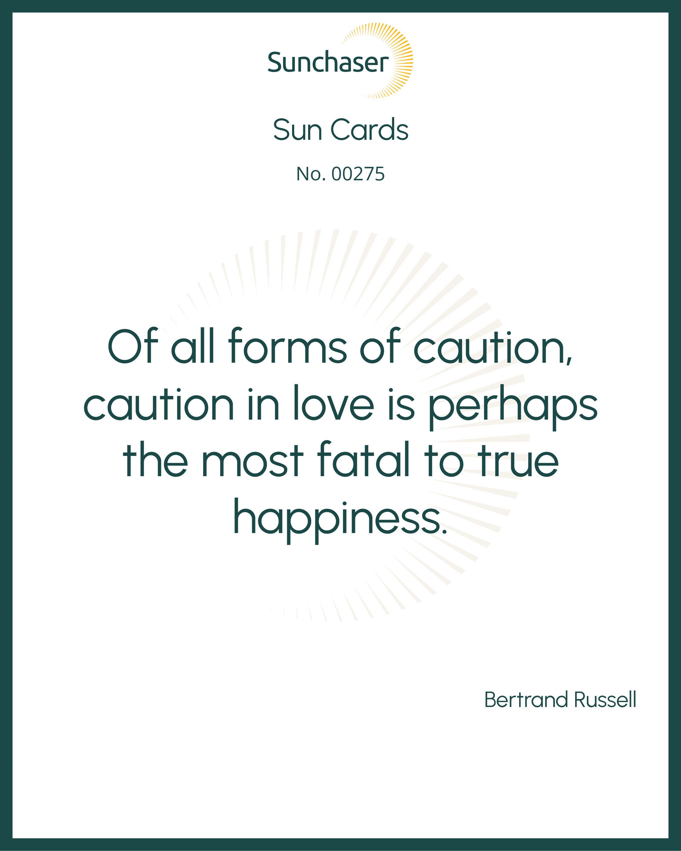 Sun Card #00275