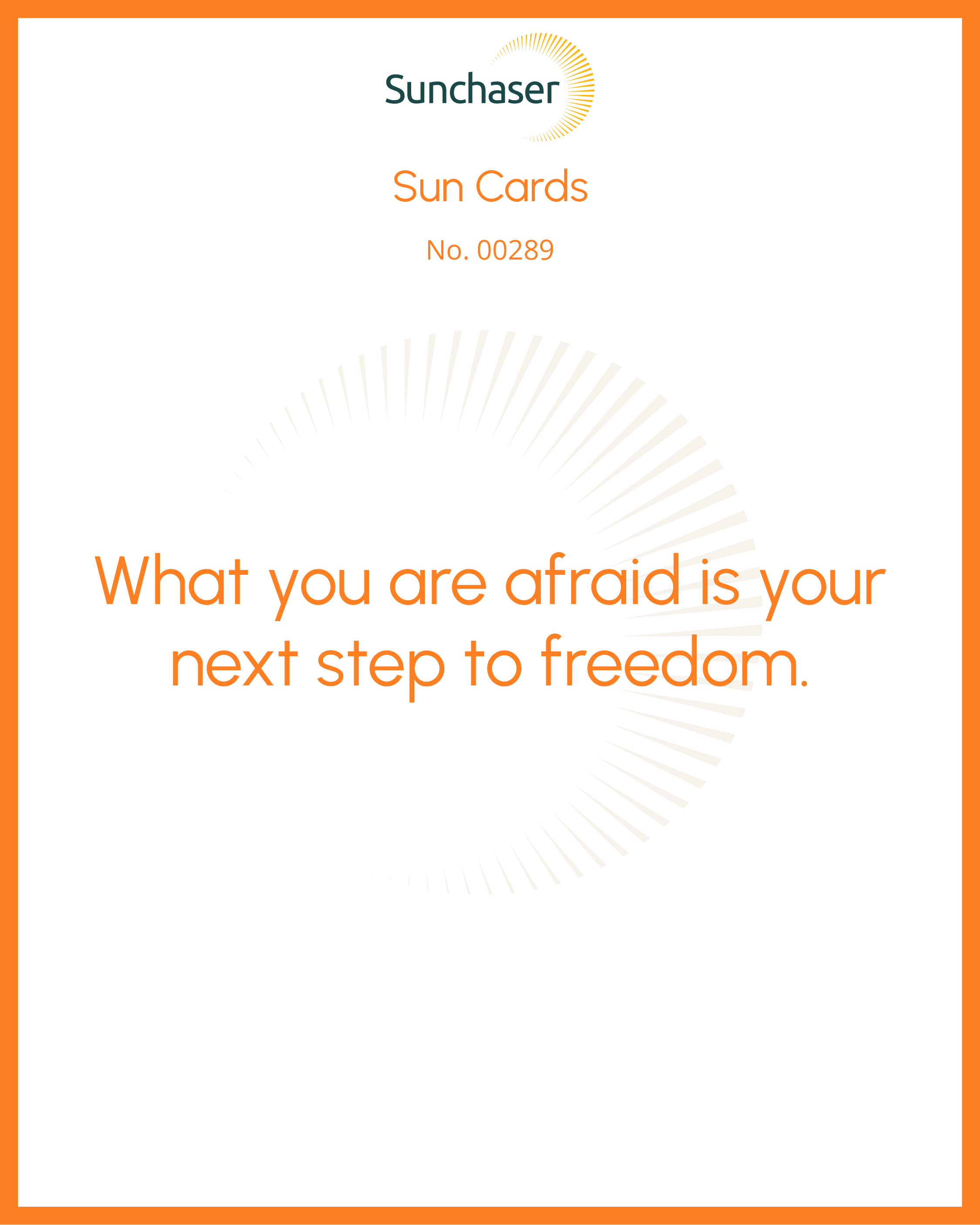 Sun Card #00289