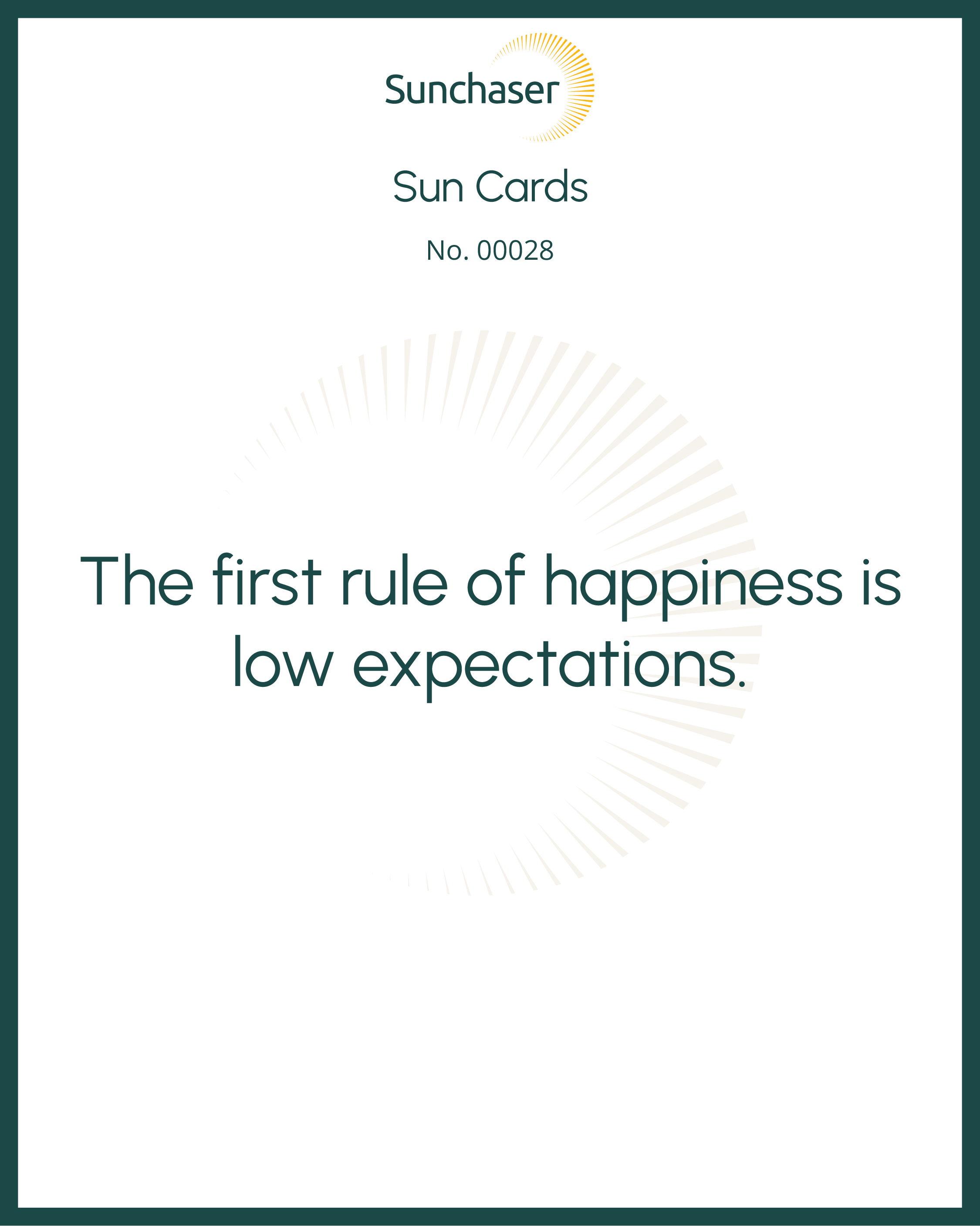Sun Card #00028