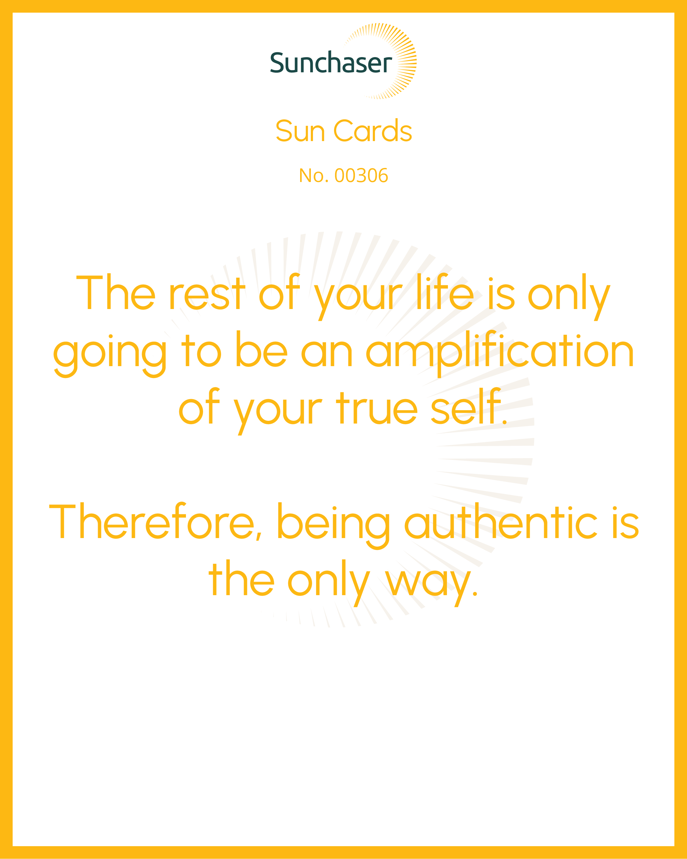 Sun Card #00306