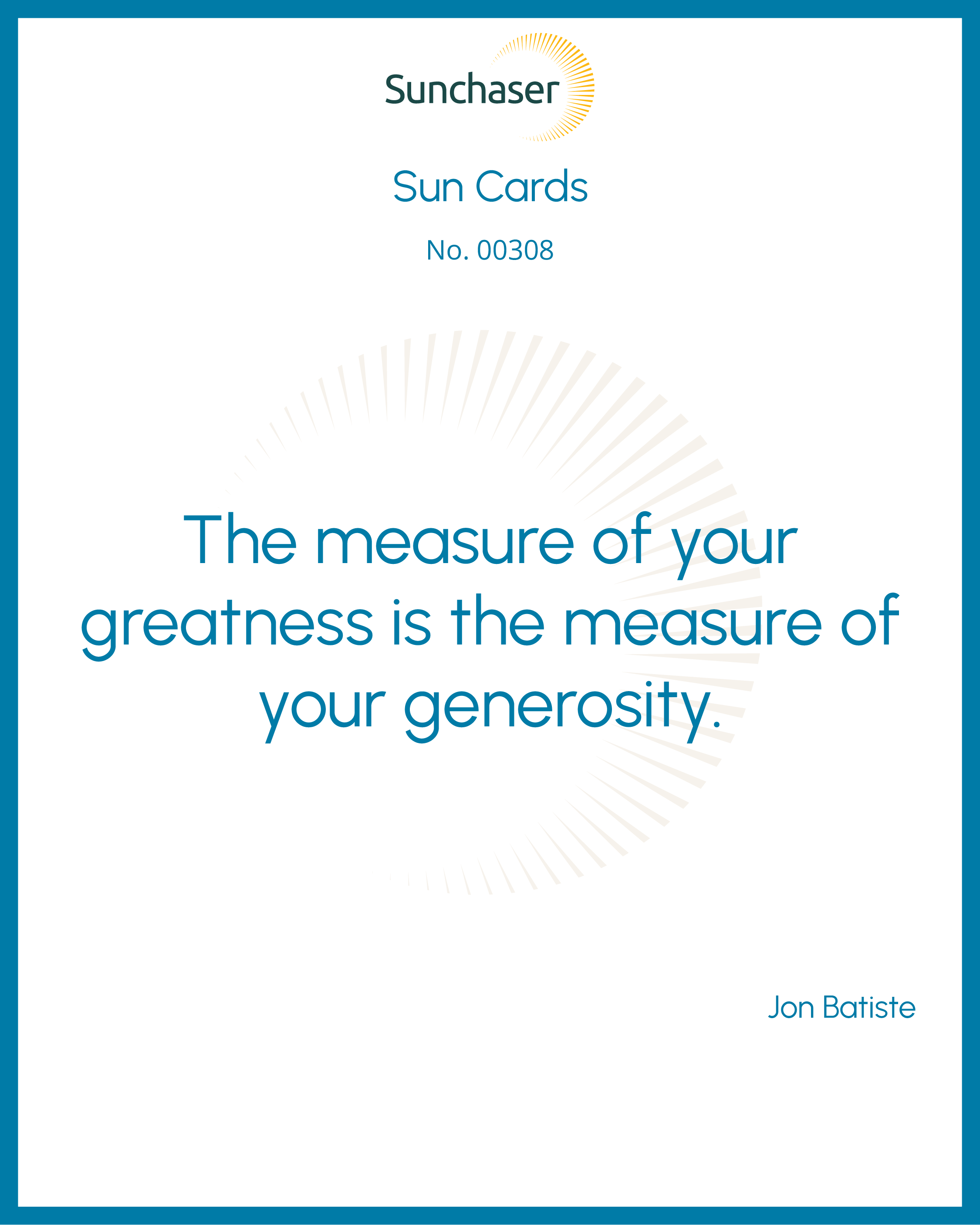 Sun Card #00308