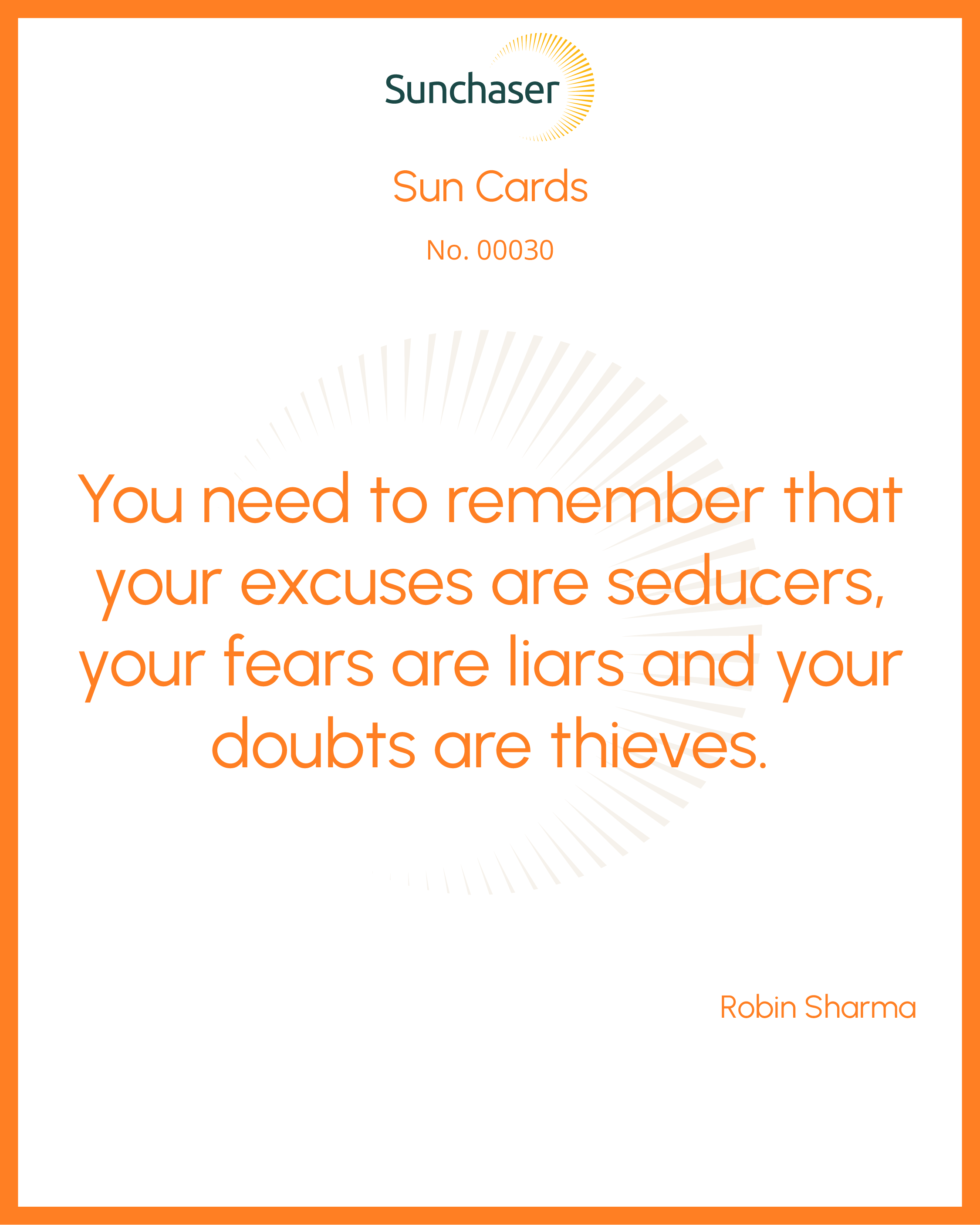 Sun Card #00030