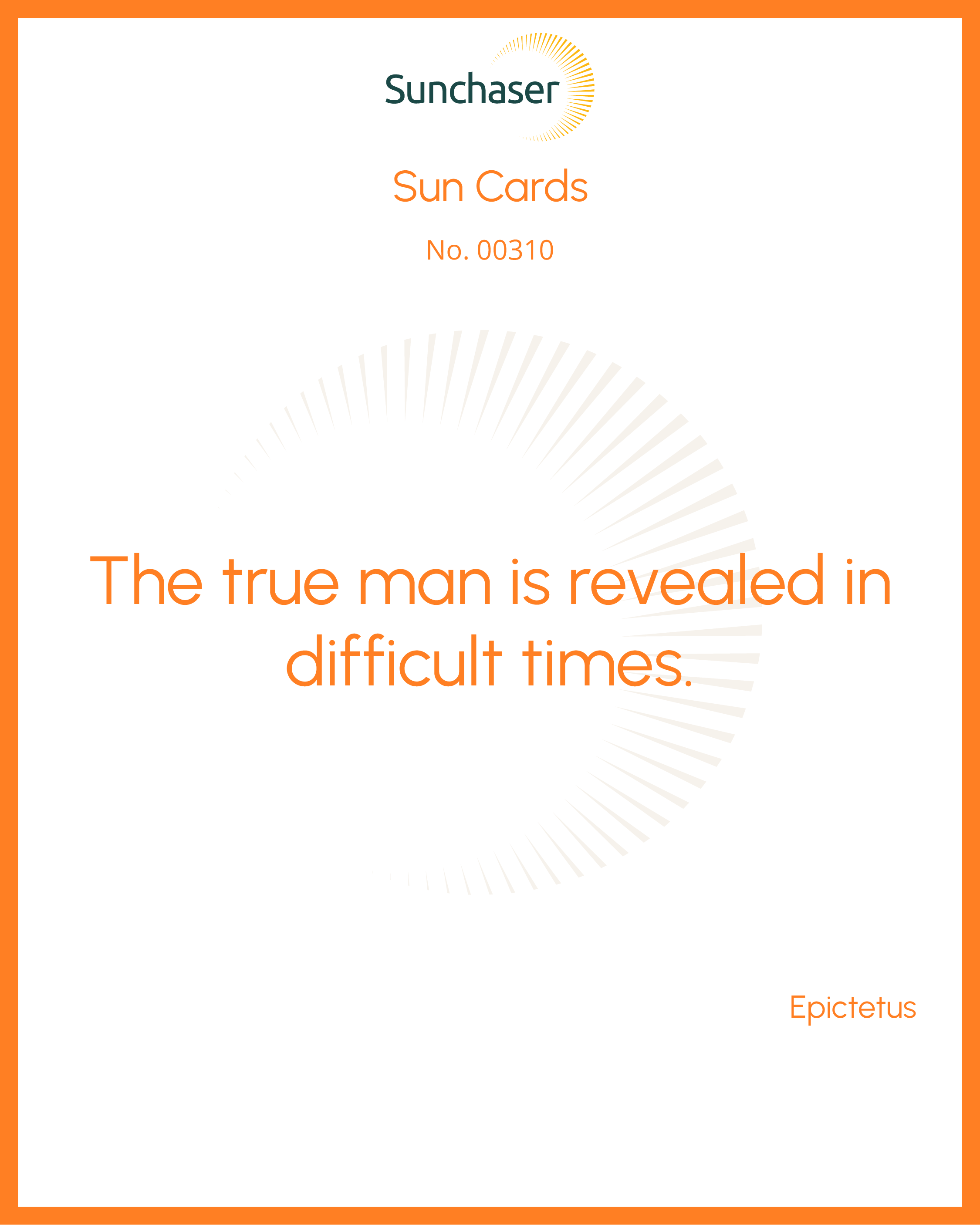 Sun Card #00310