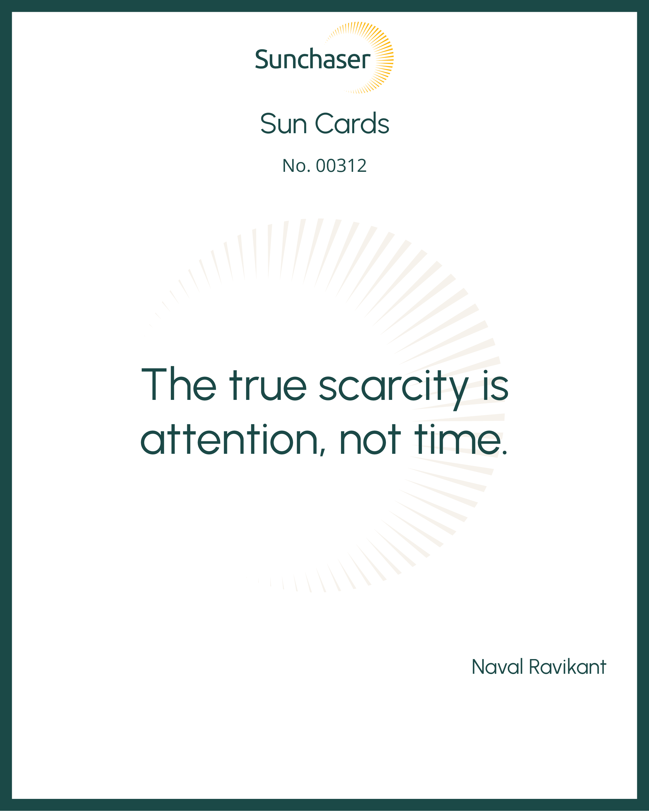 Sun Card #00312