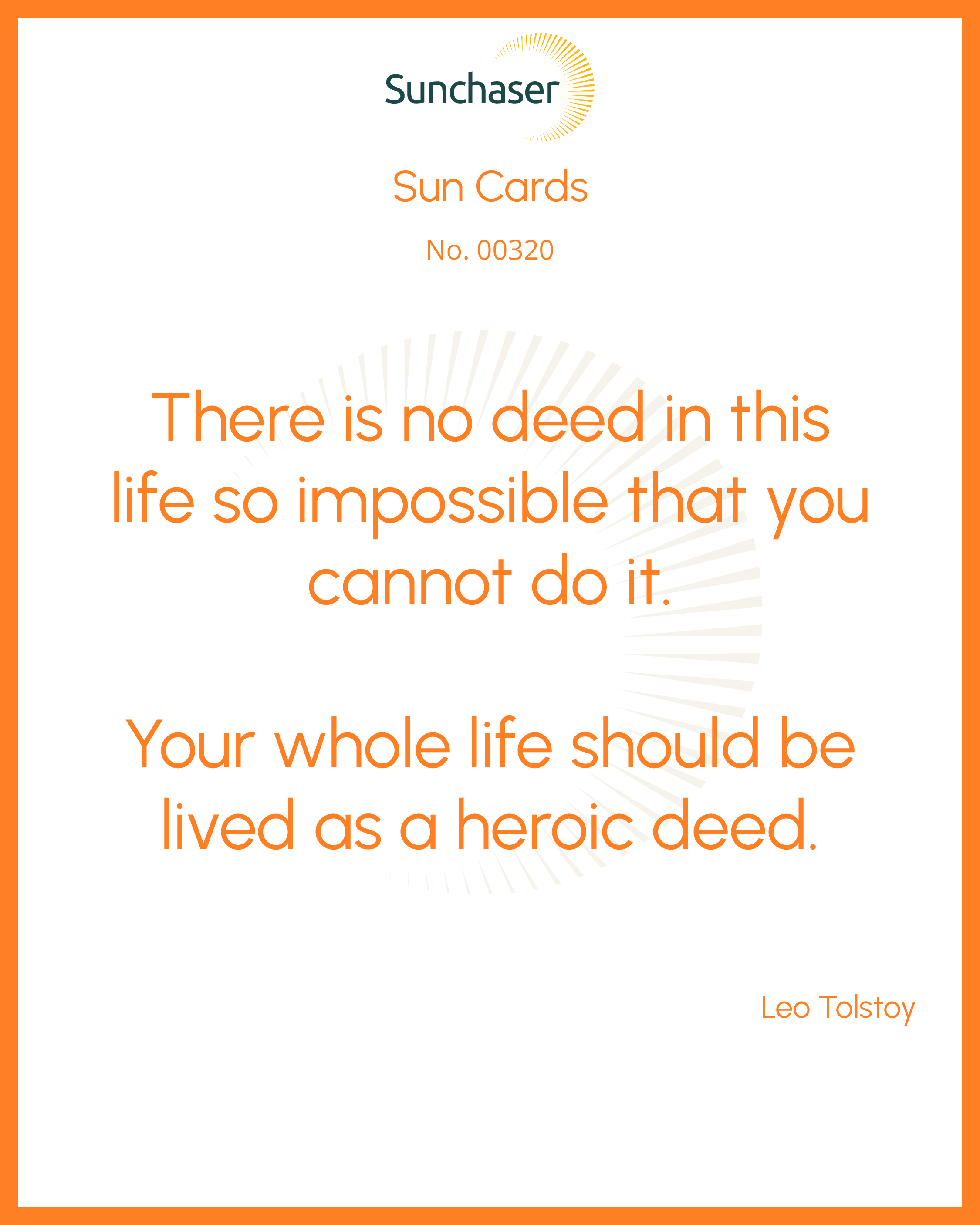 Sun Card #00320