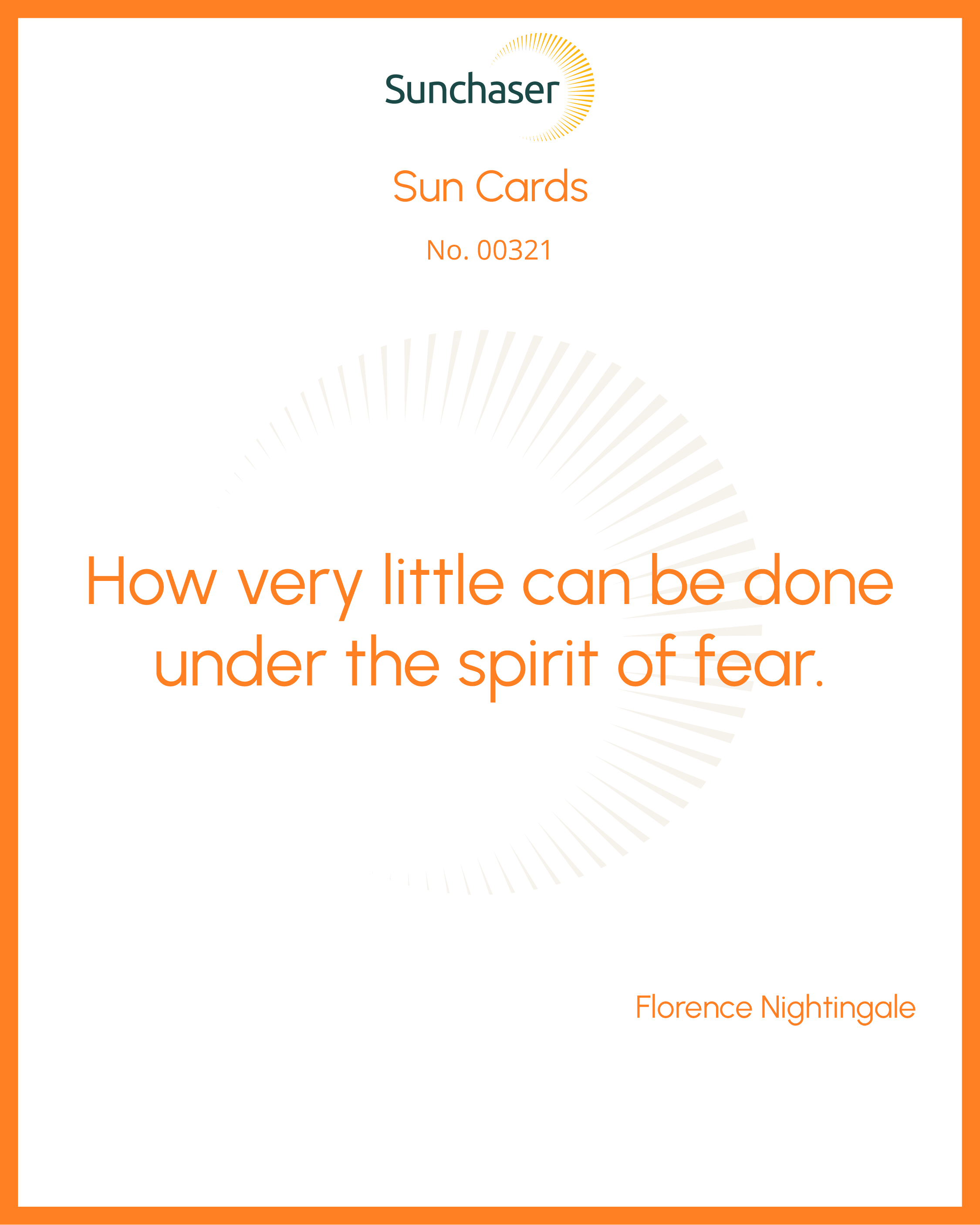 Sun Card #00321