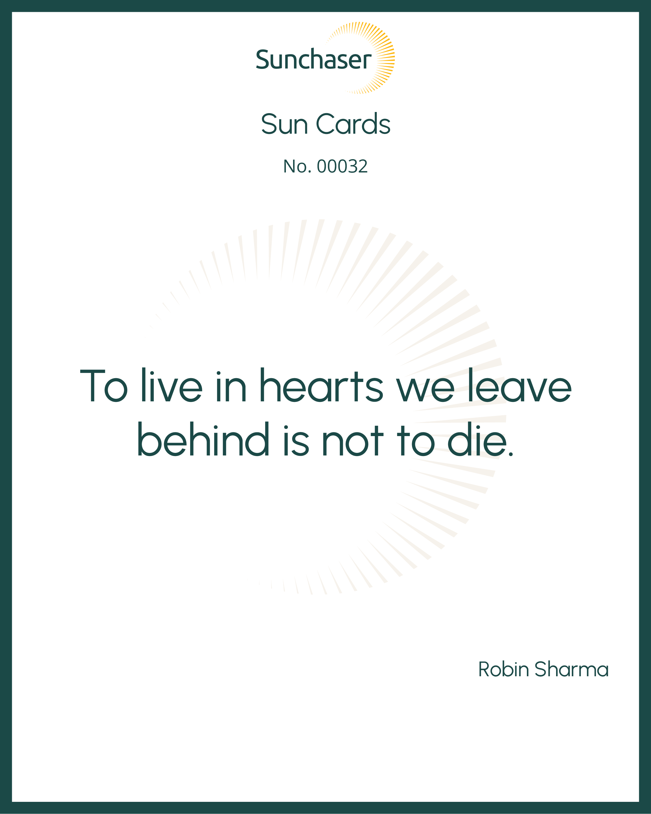 Sun Card #00032
