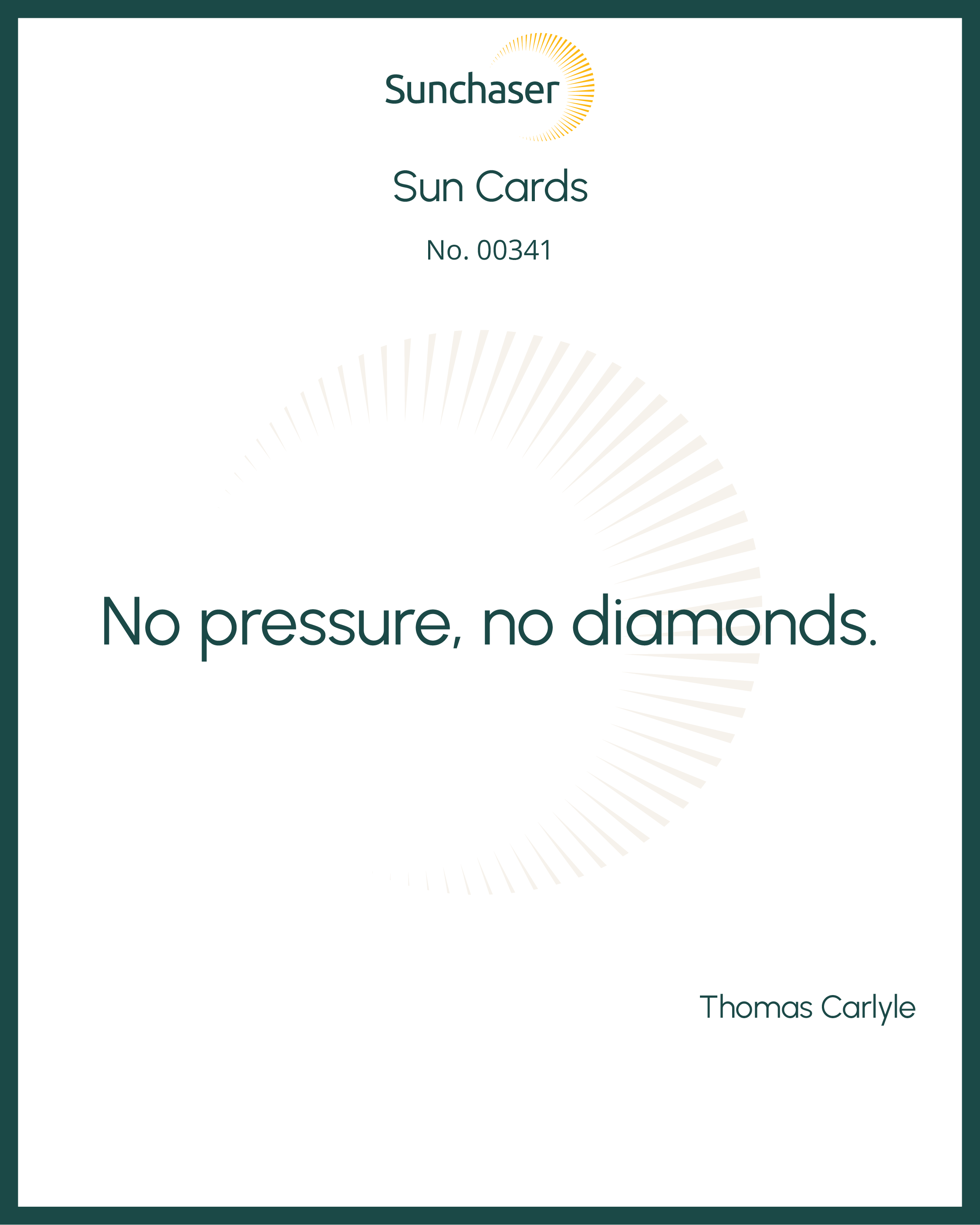 Sun Card #00341