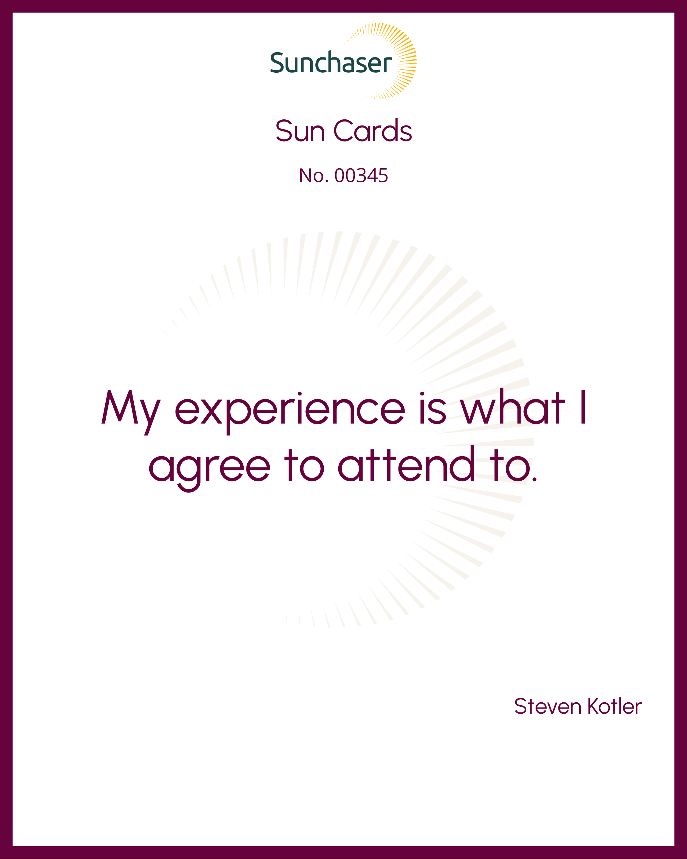 Sun Card #00345