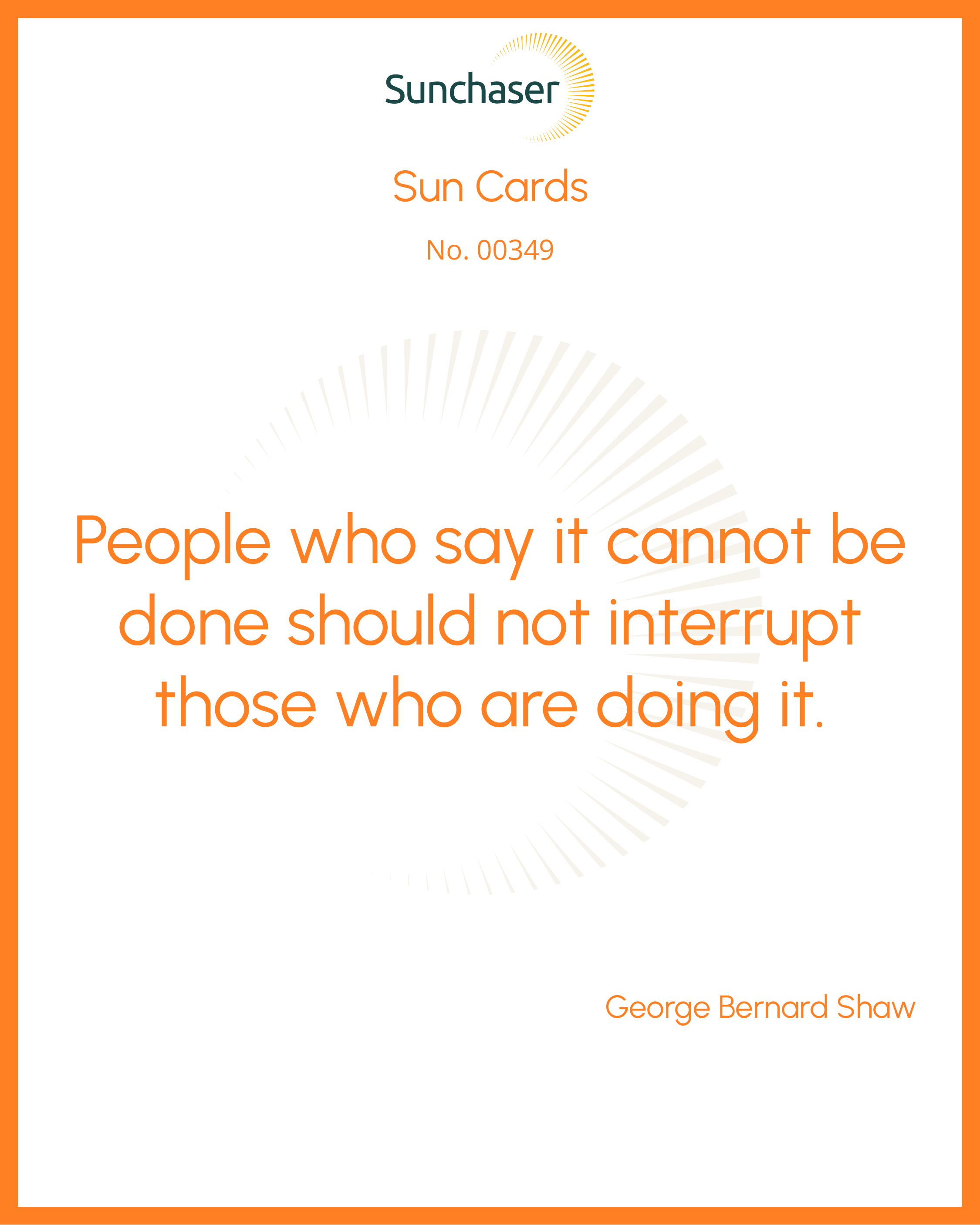 Sun Card #00349