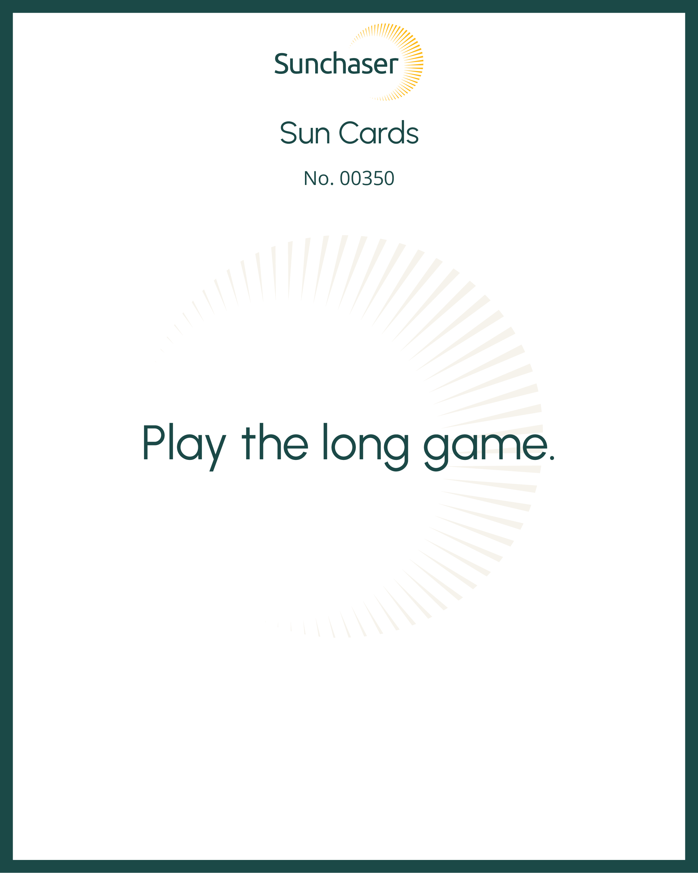 Sun Card #00350