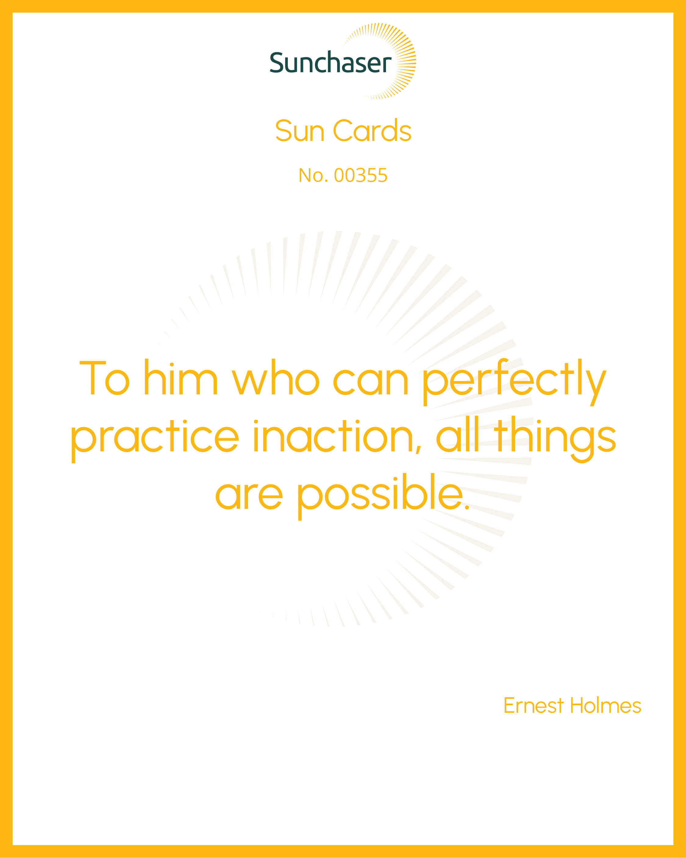 Sun Card #00355