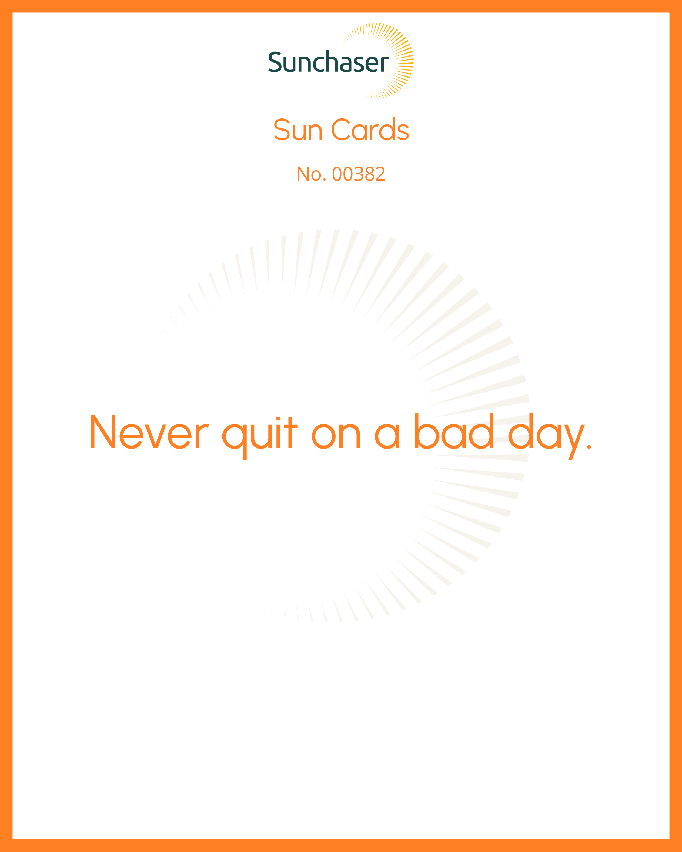 Sun Card #00382
