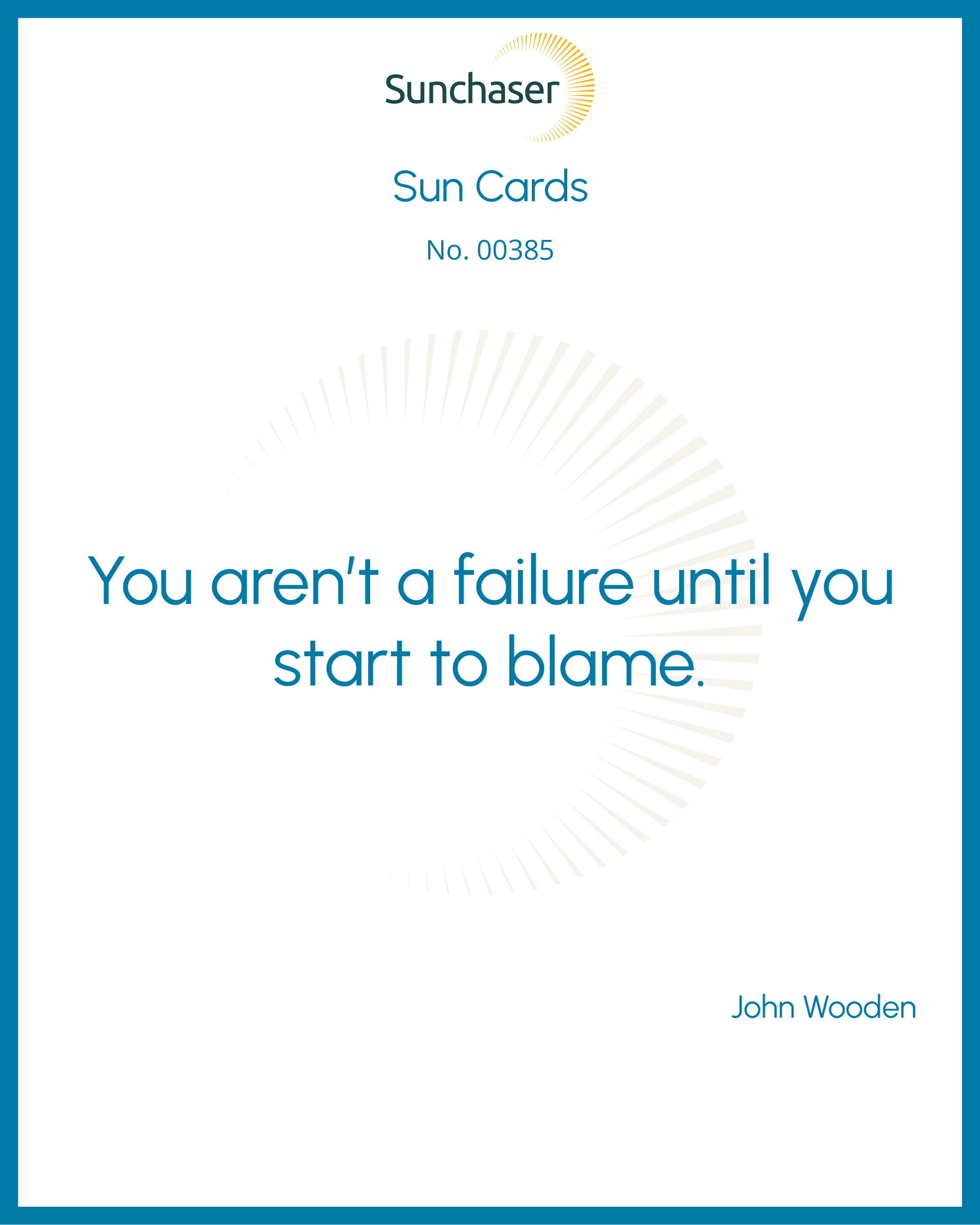 Sun Card #00385