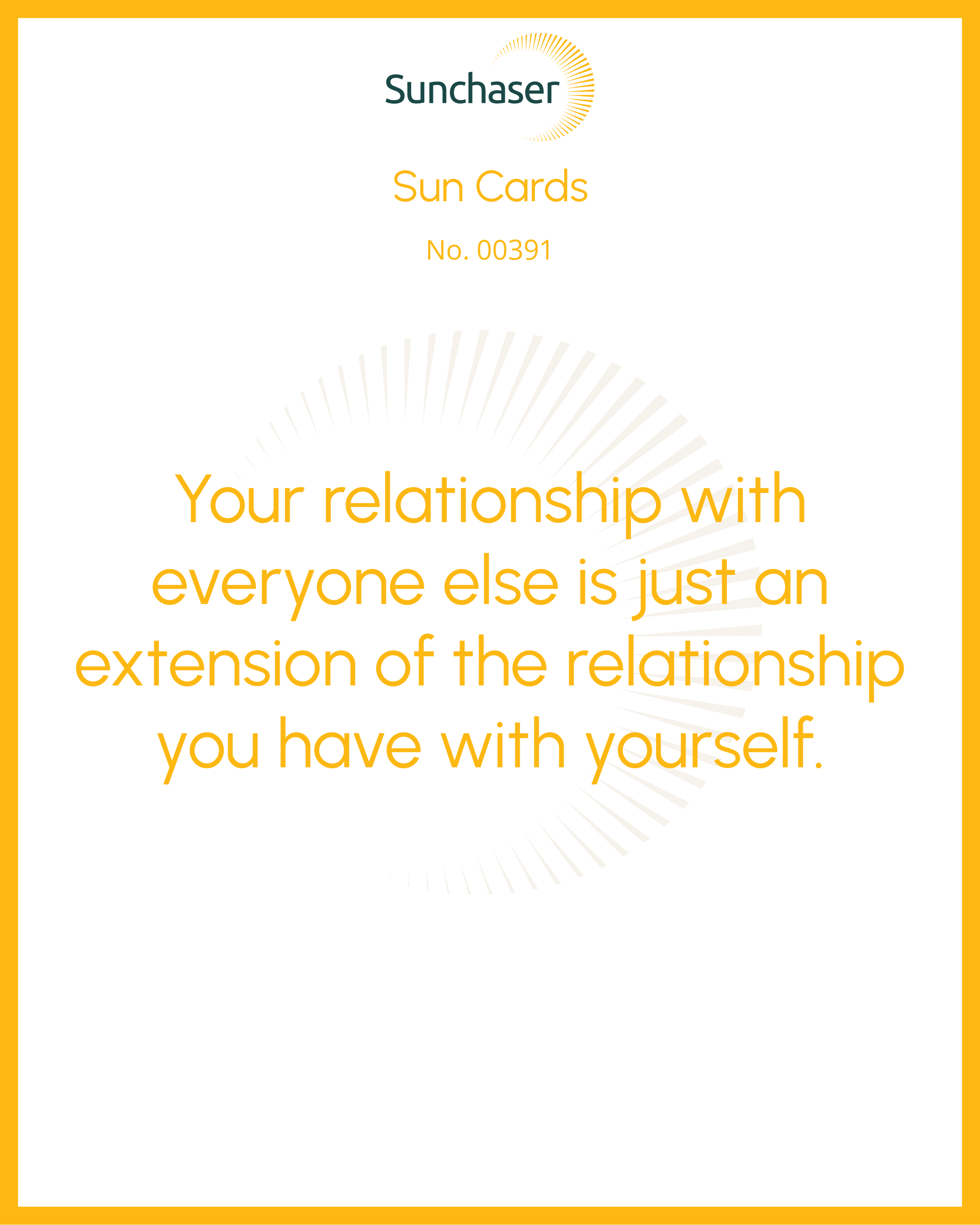 Sun Card #00391