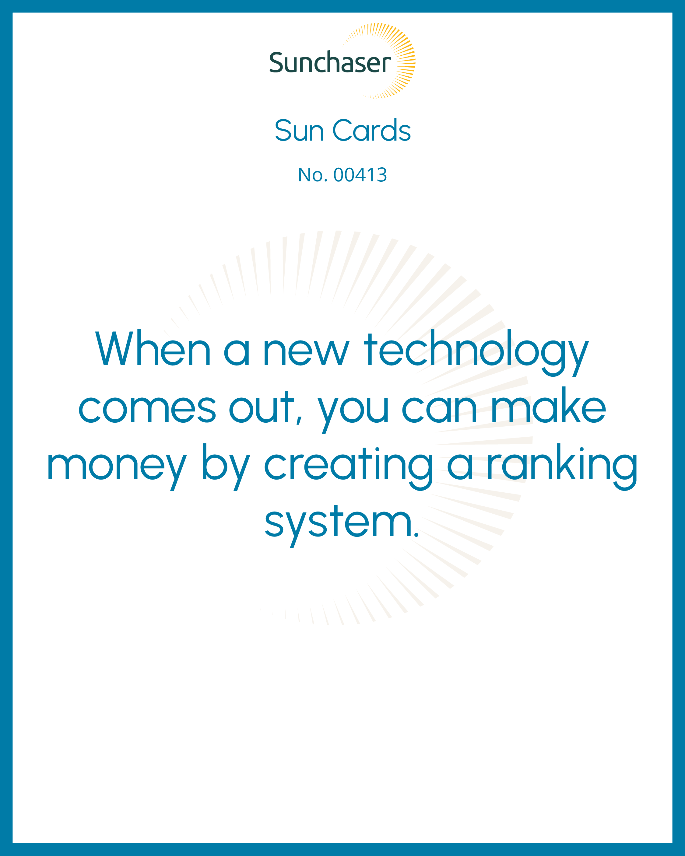 Sun Card #00413